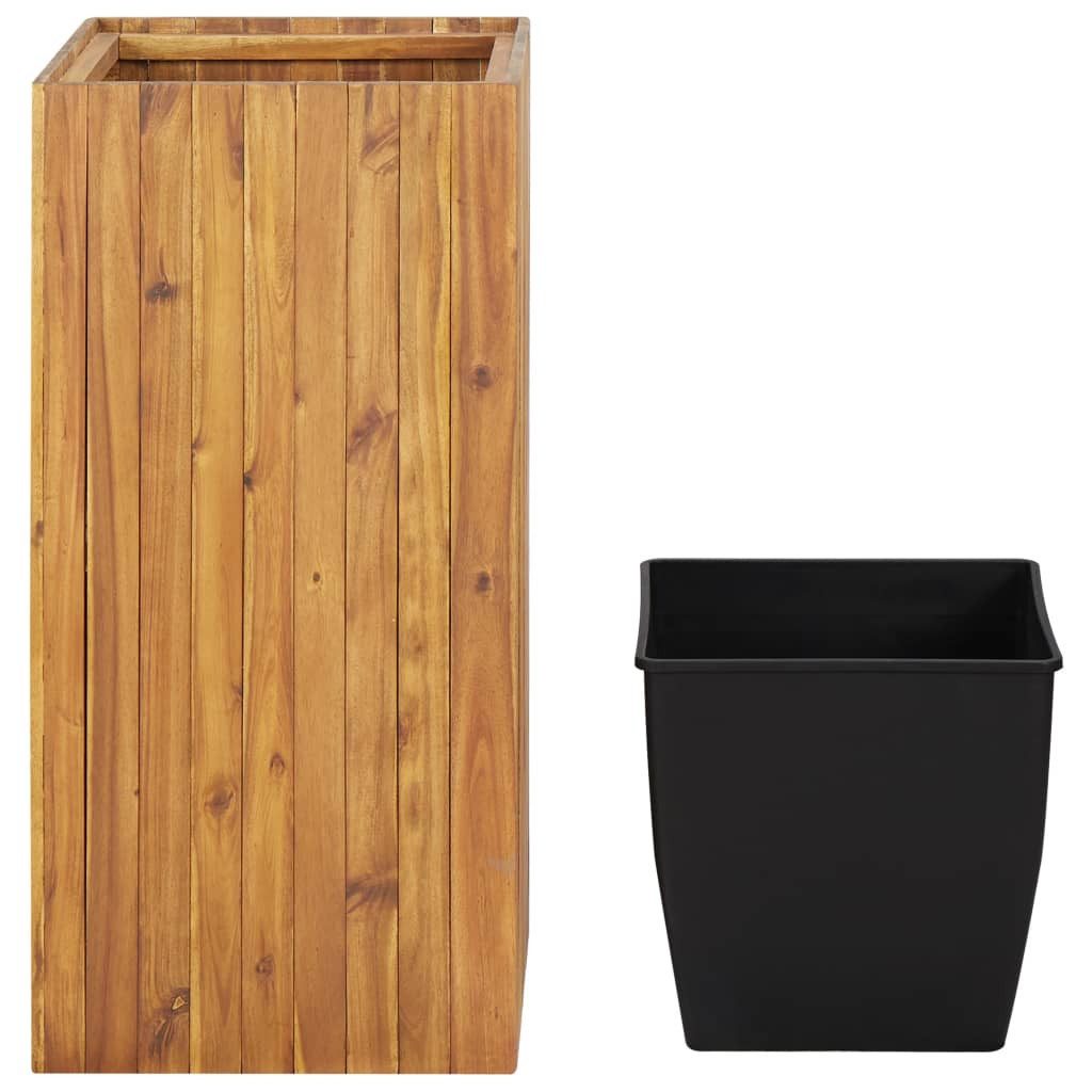 vidaXL Hochbeet Garten-Hochbeet 43,5 x 43,5 x 90 cm Massivholz (1 St)