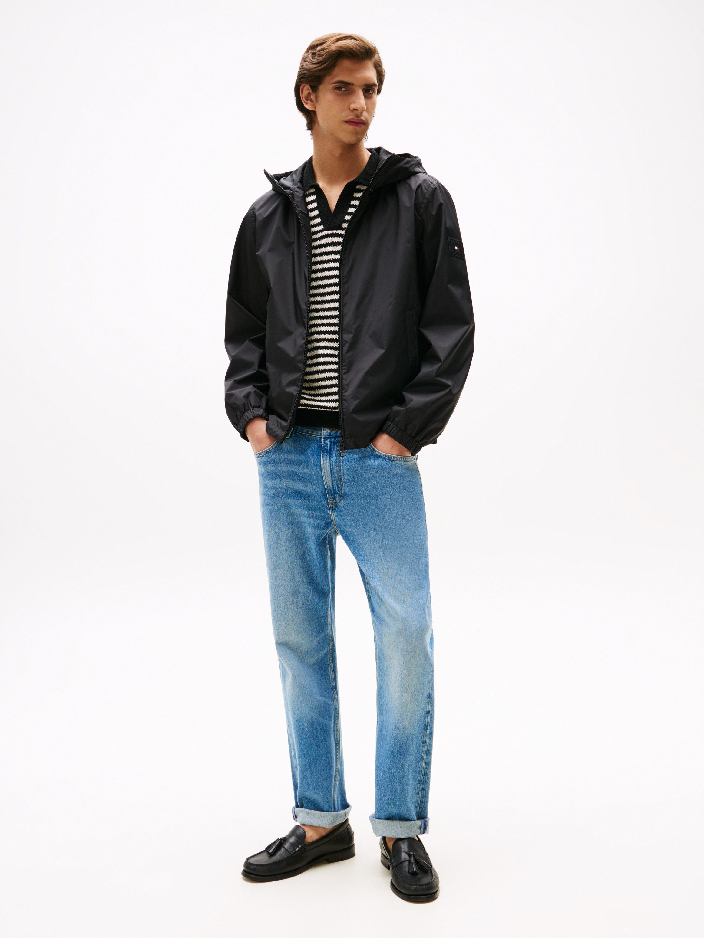 Tommy Hilfiger Blouson RWB HOODED JACKET Freizeitjacke, Übergangsjacke elas günstig online kaufen