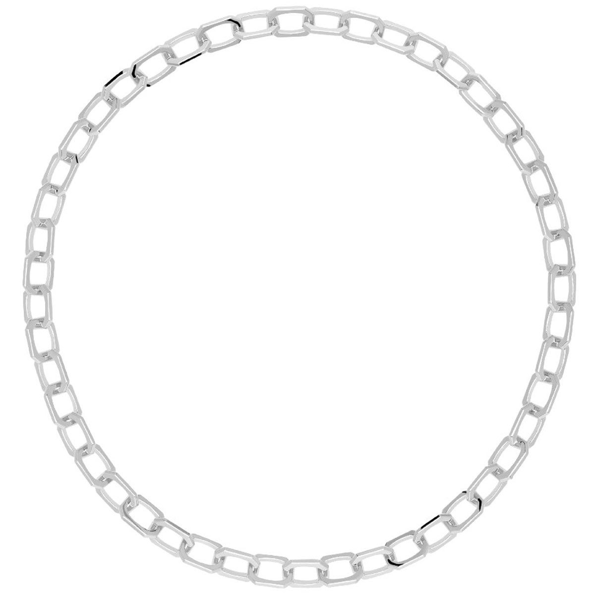 P D Paola Collier Damen-Small Signature silberfarben