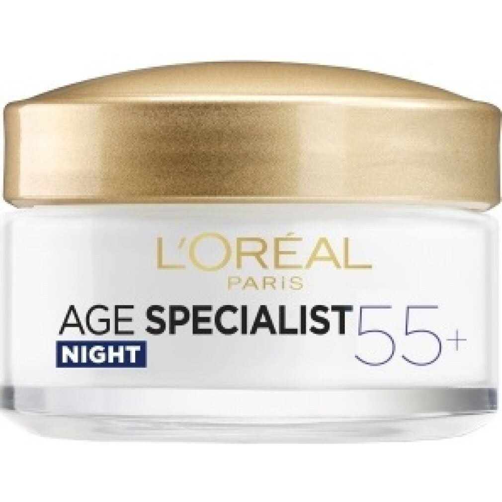 L'Oreal Deutschland Körperpflegemittel Nachtfaltencreme Spezialist Alter 55+ 50 ml