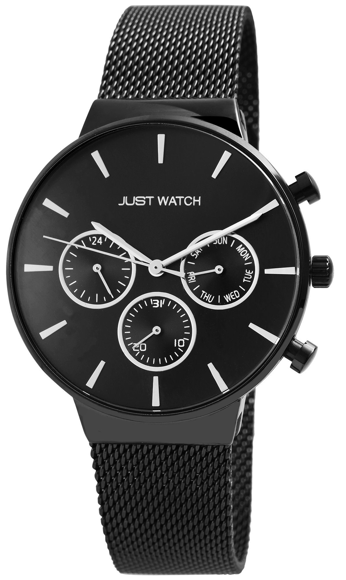 Quarzuhr Just Jaxon Schwarz Watch