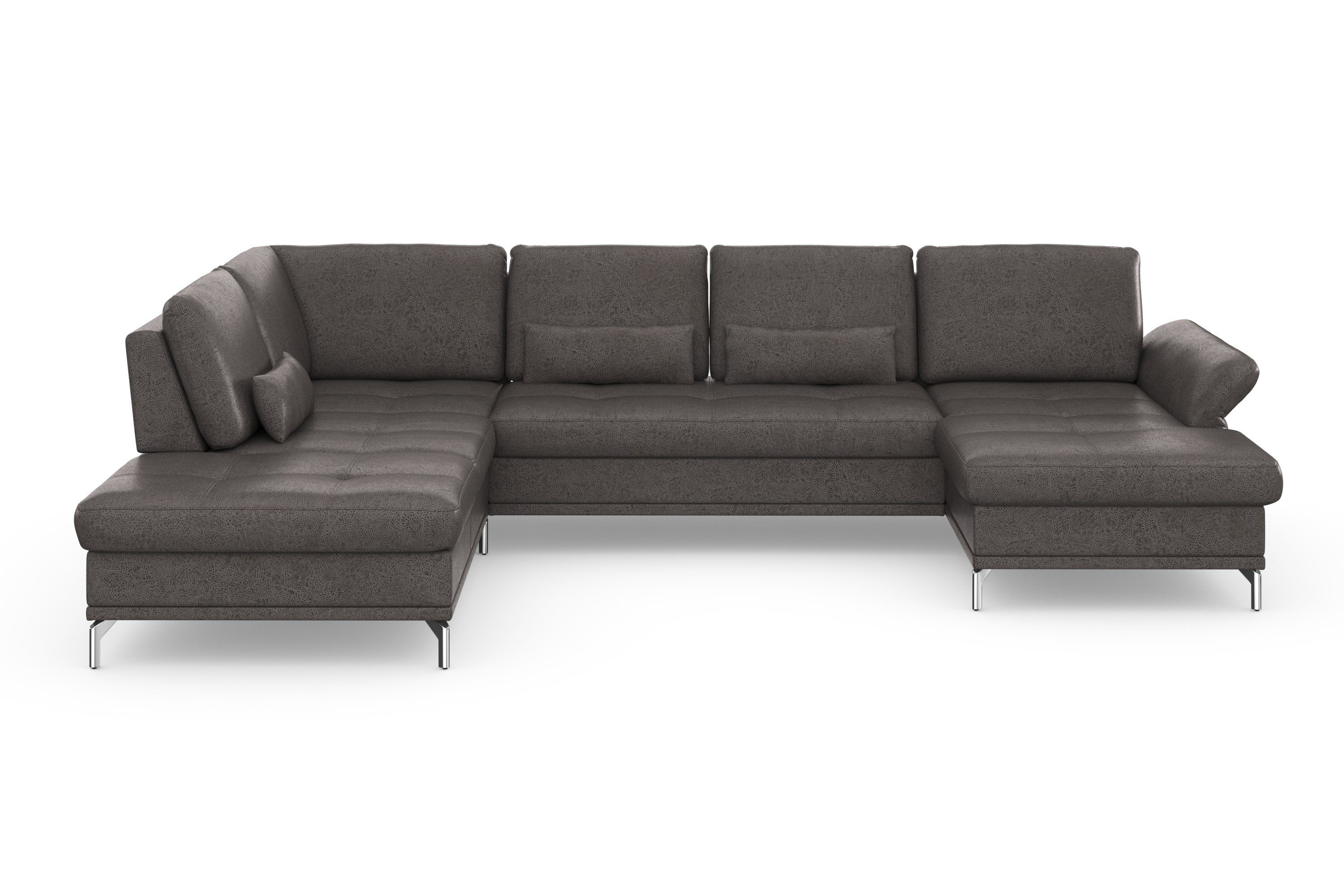 INOSIGN Wohnlandschaft "Palm Beach U-Form" Federkern, mit Sitztiefenverstel günstig online kaufen