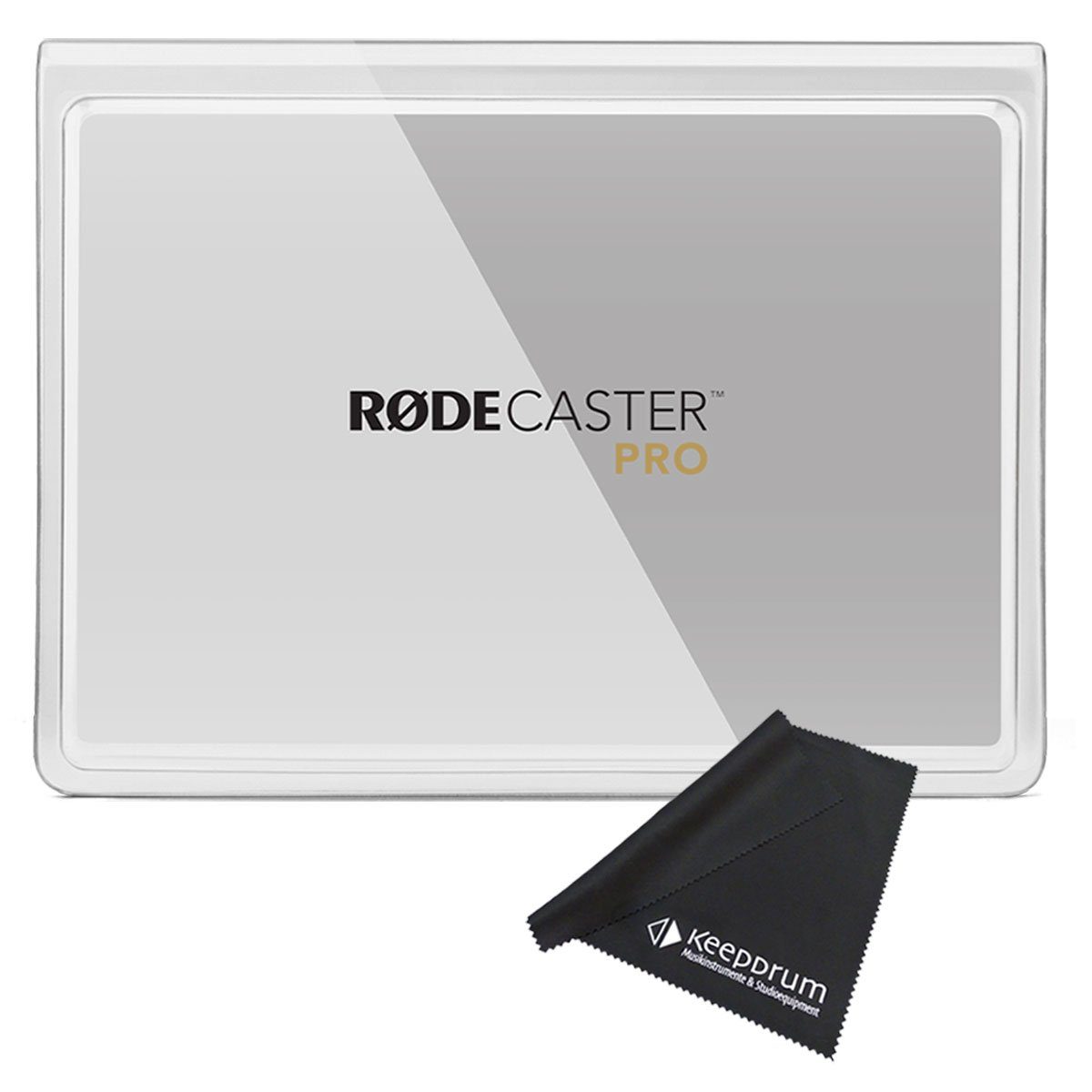 RØDE Mischpult Rode RodeCover Pro Abdeckung für Rodecaster mit Tuch, (Set mit Mikrofasertuch), Abdeckung für RodeCaster