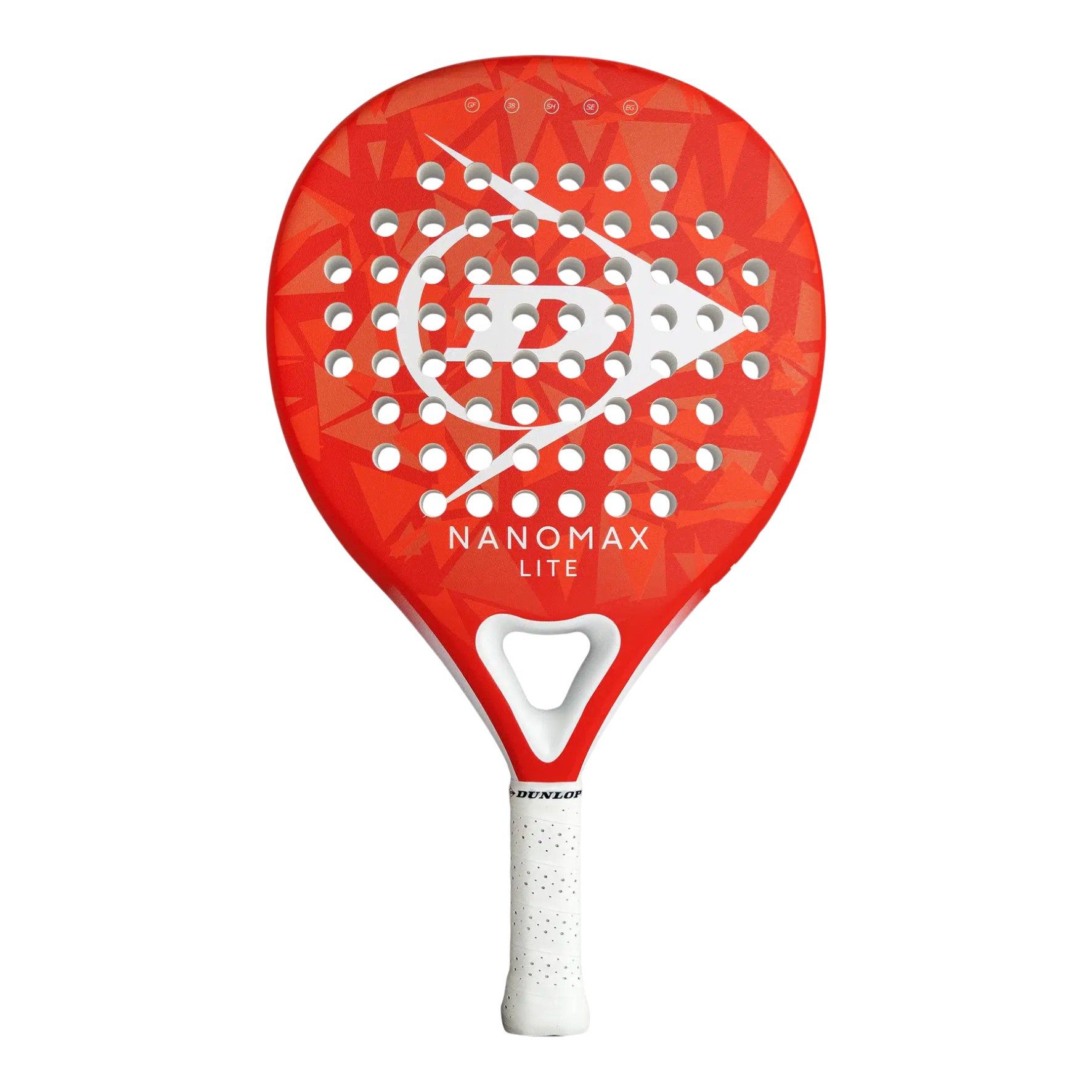 Dunlop Padelschläger Nanomax Lite 350g/Rund/Freizeit rot