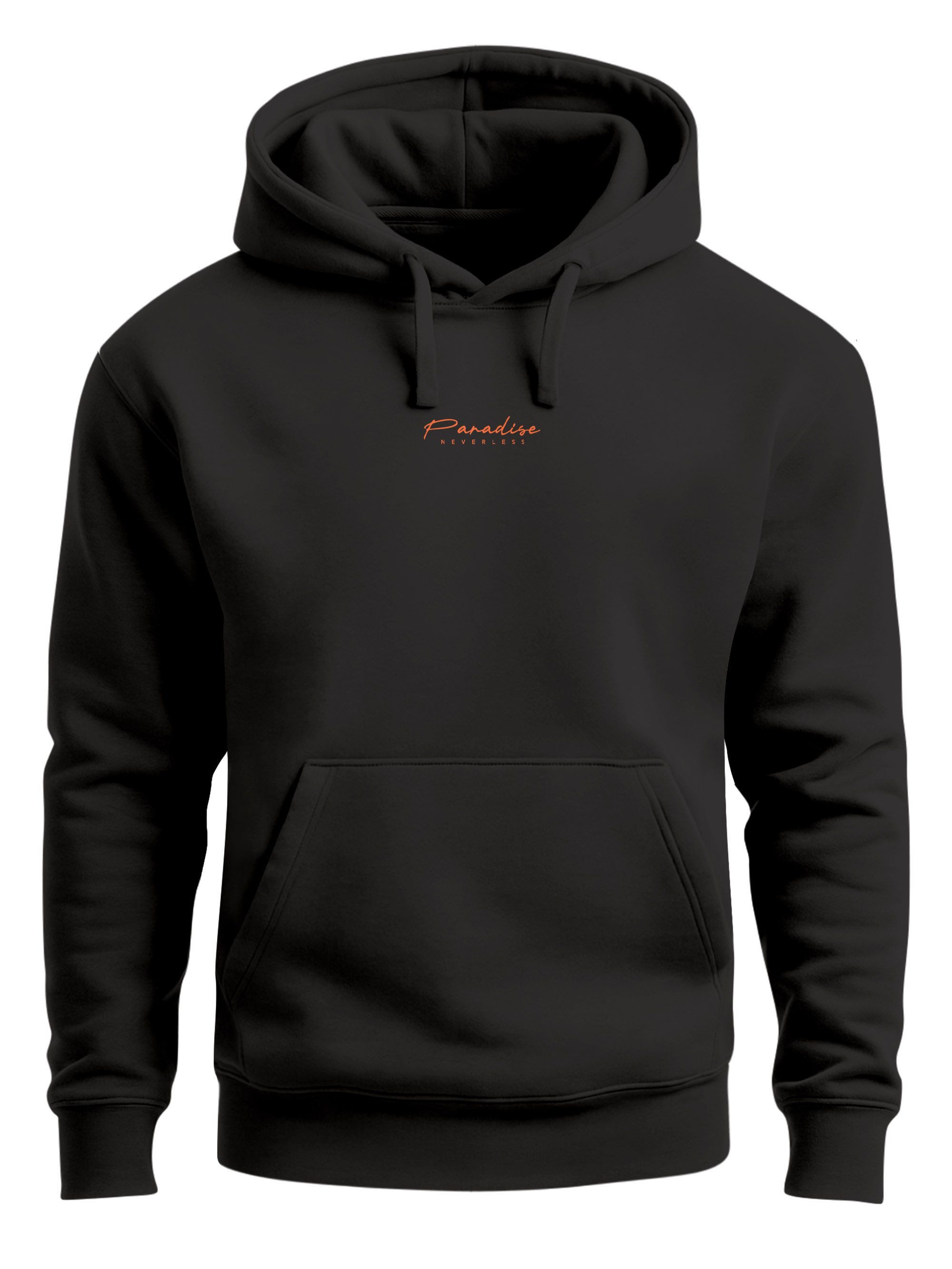 Neverless Hoodie Herren Hoodie Palmenmotiv, Neverless Take Me to Paradise Design – Bild 4 von 5