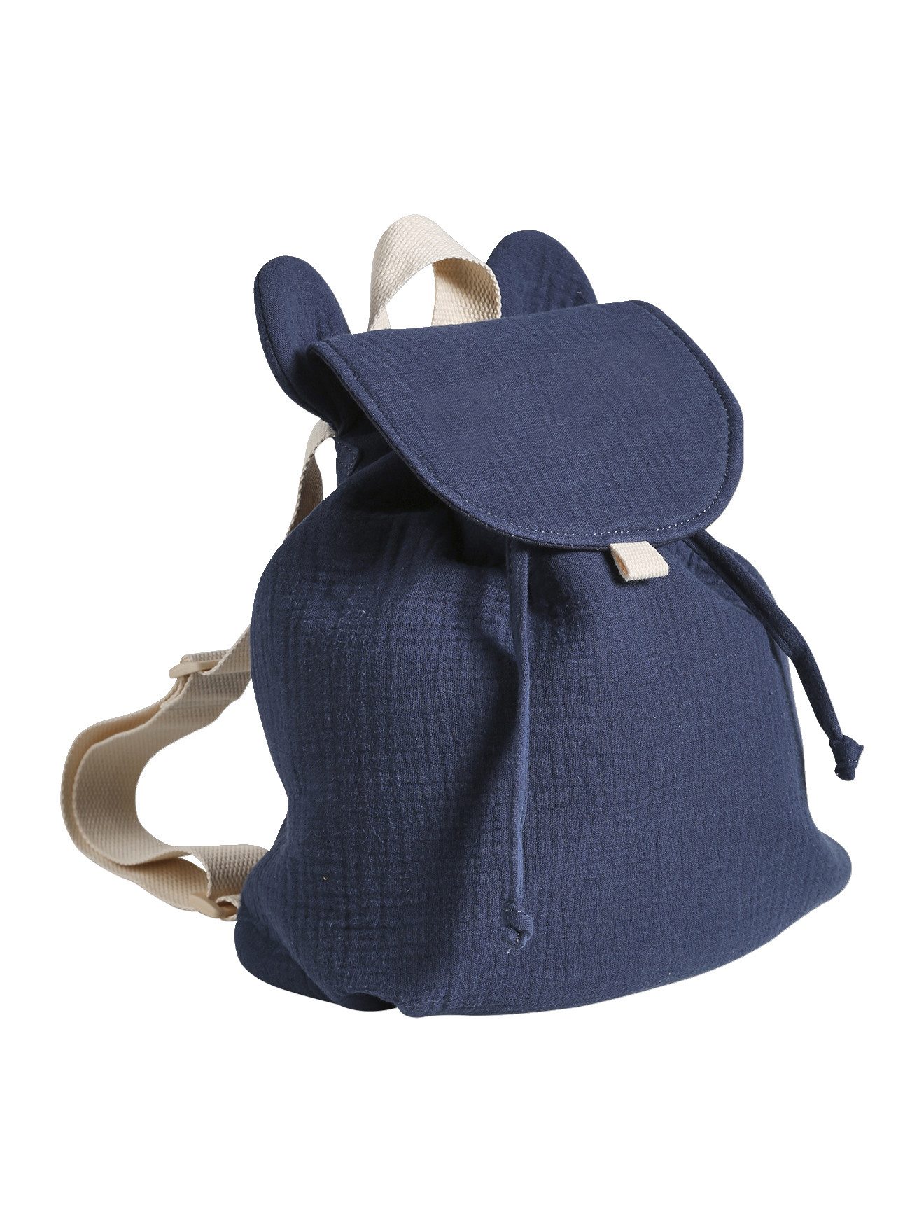vertbaudet Rucksack Kinder Kita-Rucksack aus Musselin mit Ohren