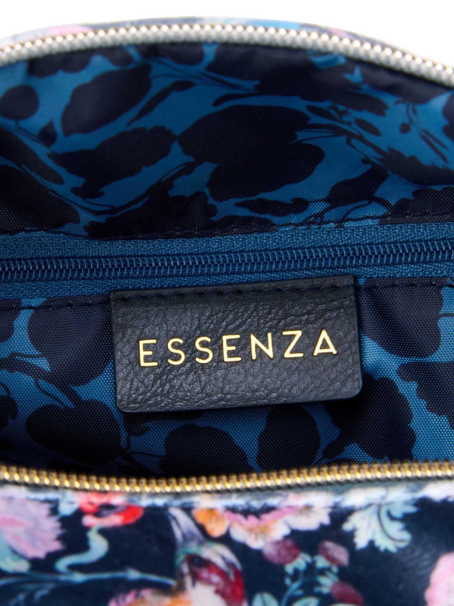 Essenza Kulturbeutel Pepper Aleste (1-tlg), mit Blumen- und Vogelmotiv, Reißverschluss