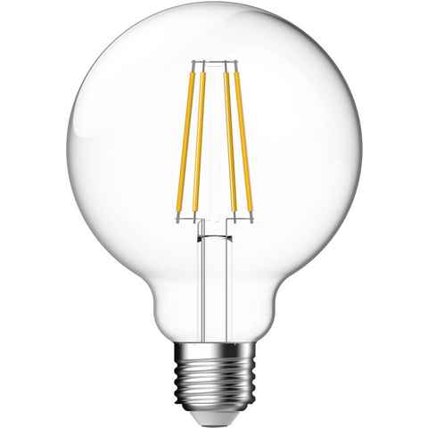 Nordlux LED-Leuchtmittel Smartlight, E27, 3 St., Farbwechsler, Smart Home Steuerbar, Lichtstärke, Lichtfarbe, mit Wifi oder Bluetooth