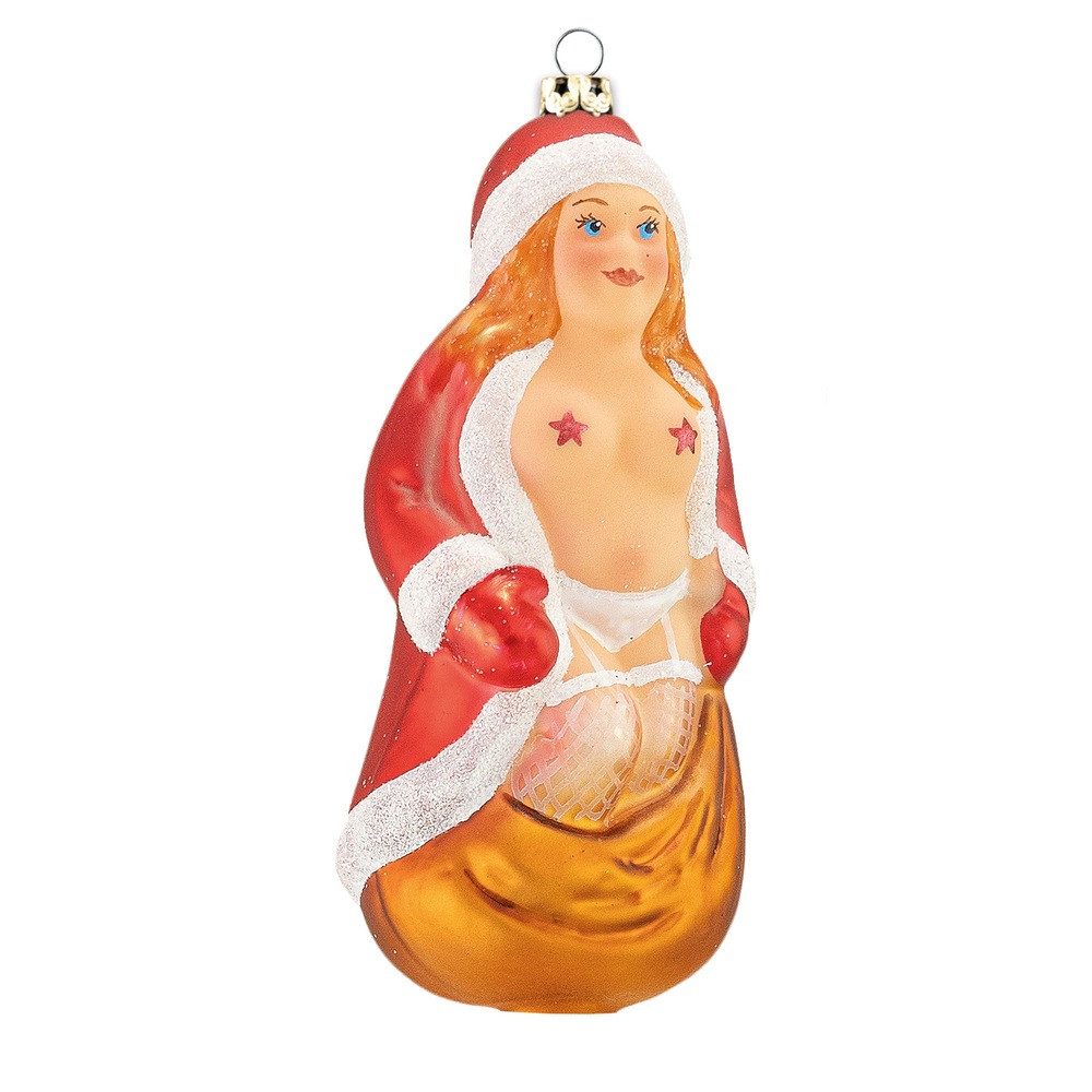 Thüringer Glasdesign Christbaumschmuck Christbaumschmuck Ornament Chantal 12cm