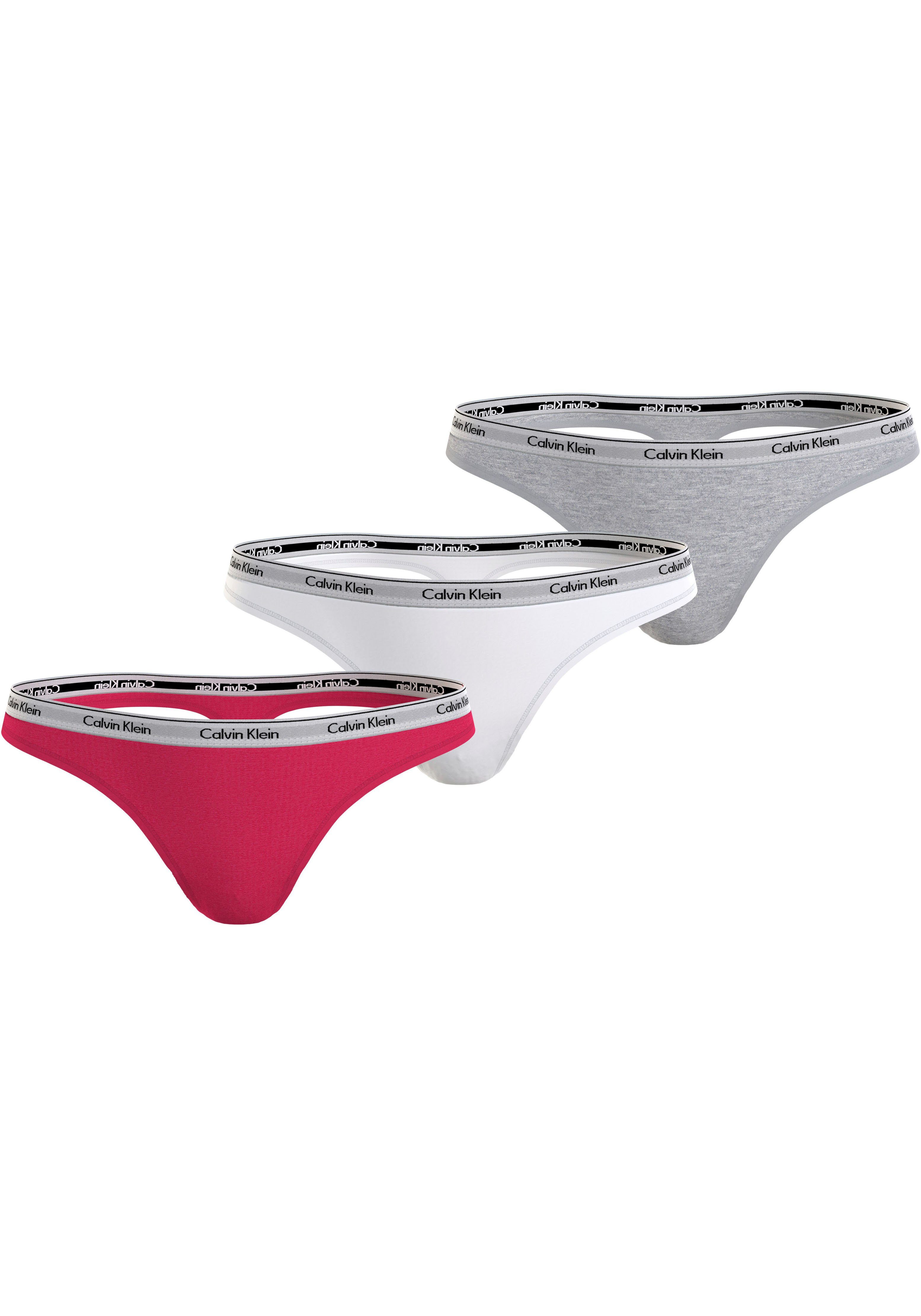 String 3 PACK THONG (LOW-RISE)