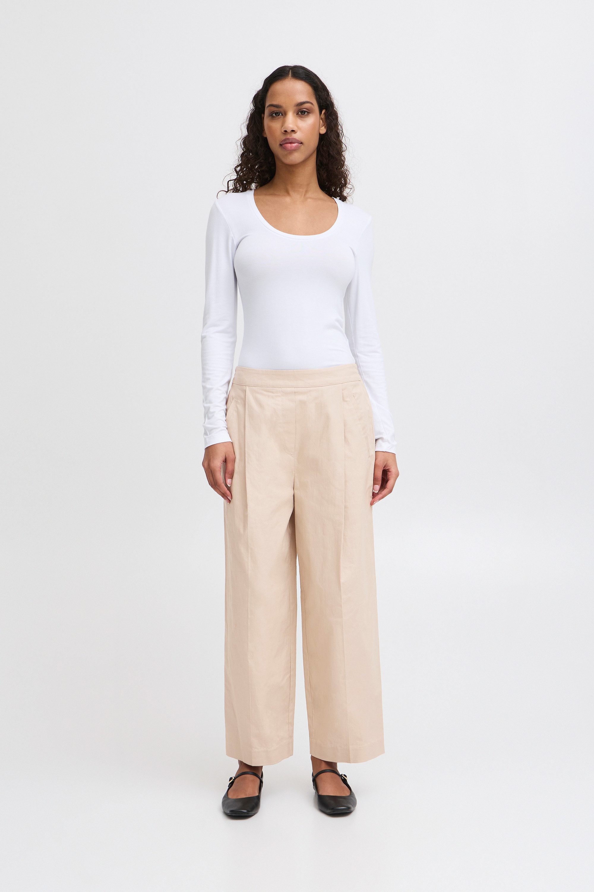 ICHI Stoffhose Casual Hose IHUNICA
