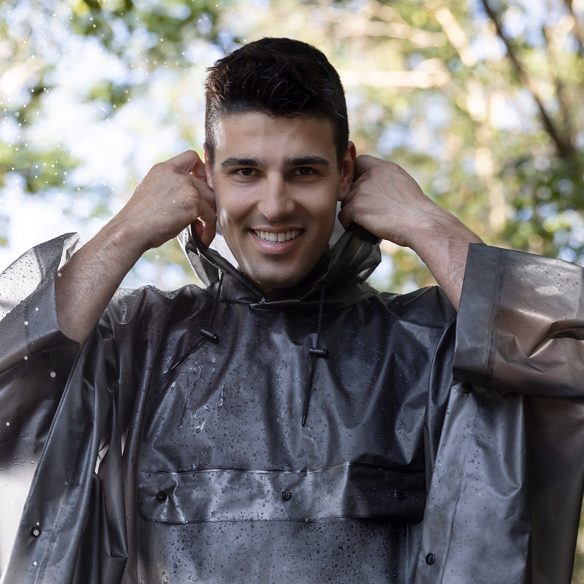 Navaris Regenjacke Regenponcho Fahrradponcho - wasserdicht günstig online kaufen