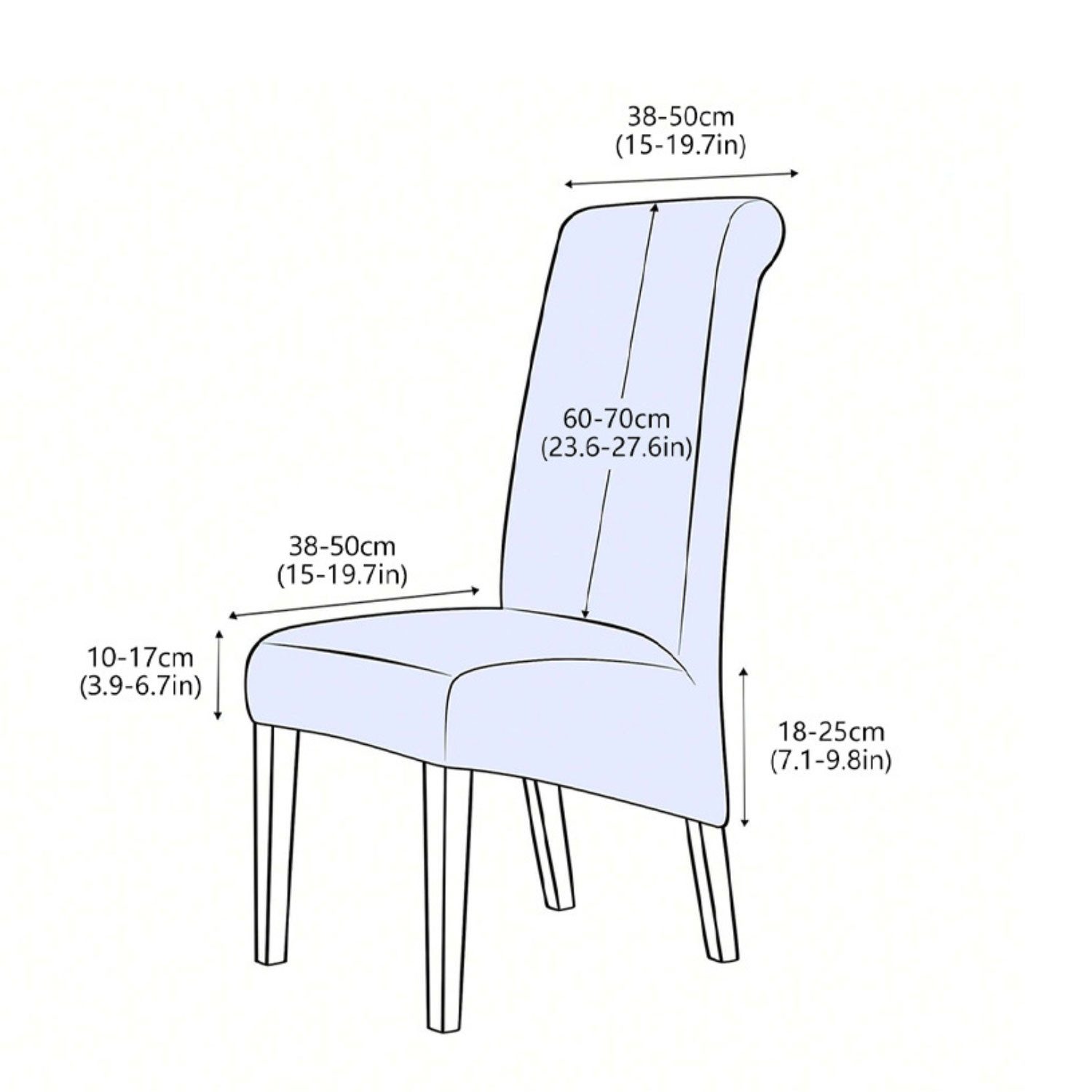 Refttenw Sesselhusse Stretch Esszimmerstühle Elastisch Stuhlbezug Wasserdic günstig online kaufen