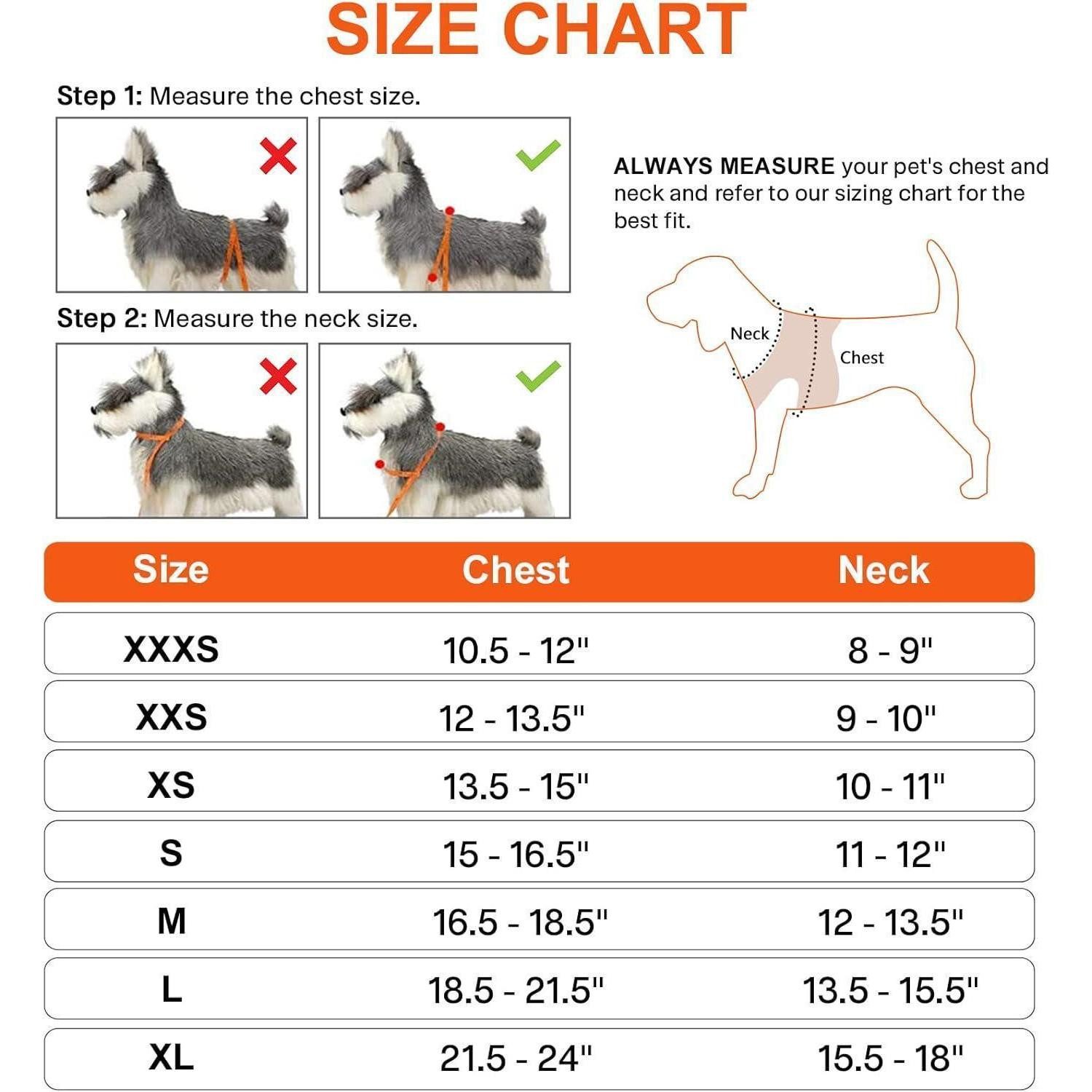 LuxusKollektion Hunde-Geschirr Hundegeschirr Brustgeschirr Reflektierend M-Brust:42-47cm Orange