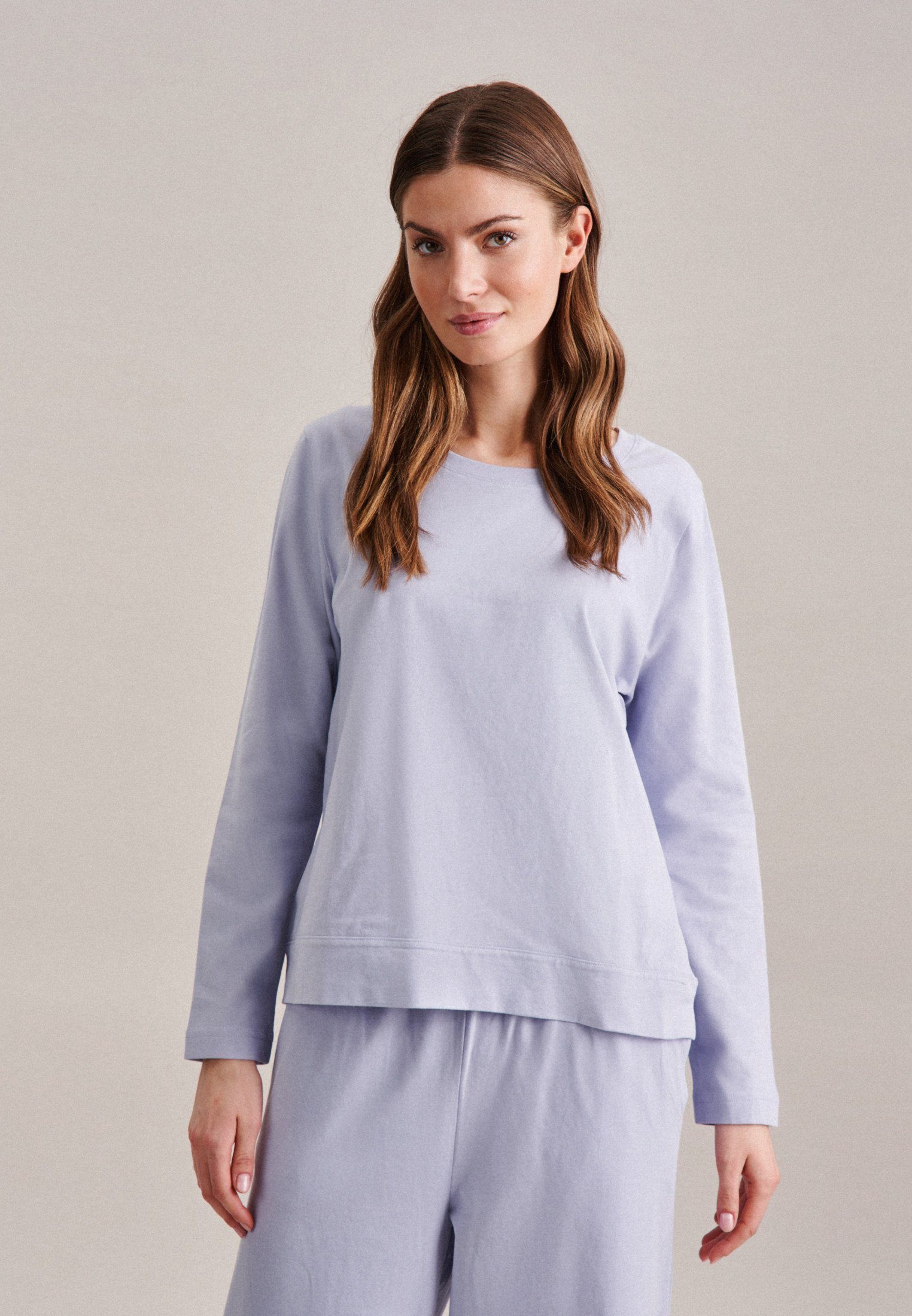 seidensticker Pyjama Schwarze Rose