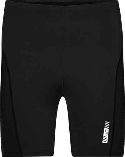 James & Nicholson Laufhose Kurze Lauftights Herren Laufhose Running Shorts JN478 (Doppelpack, 2er-Pack) Weiche, elastische Qualität mit Elasthan