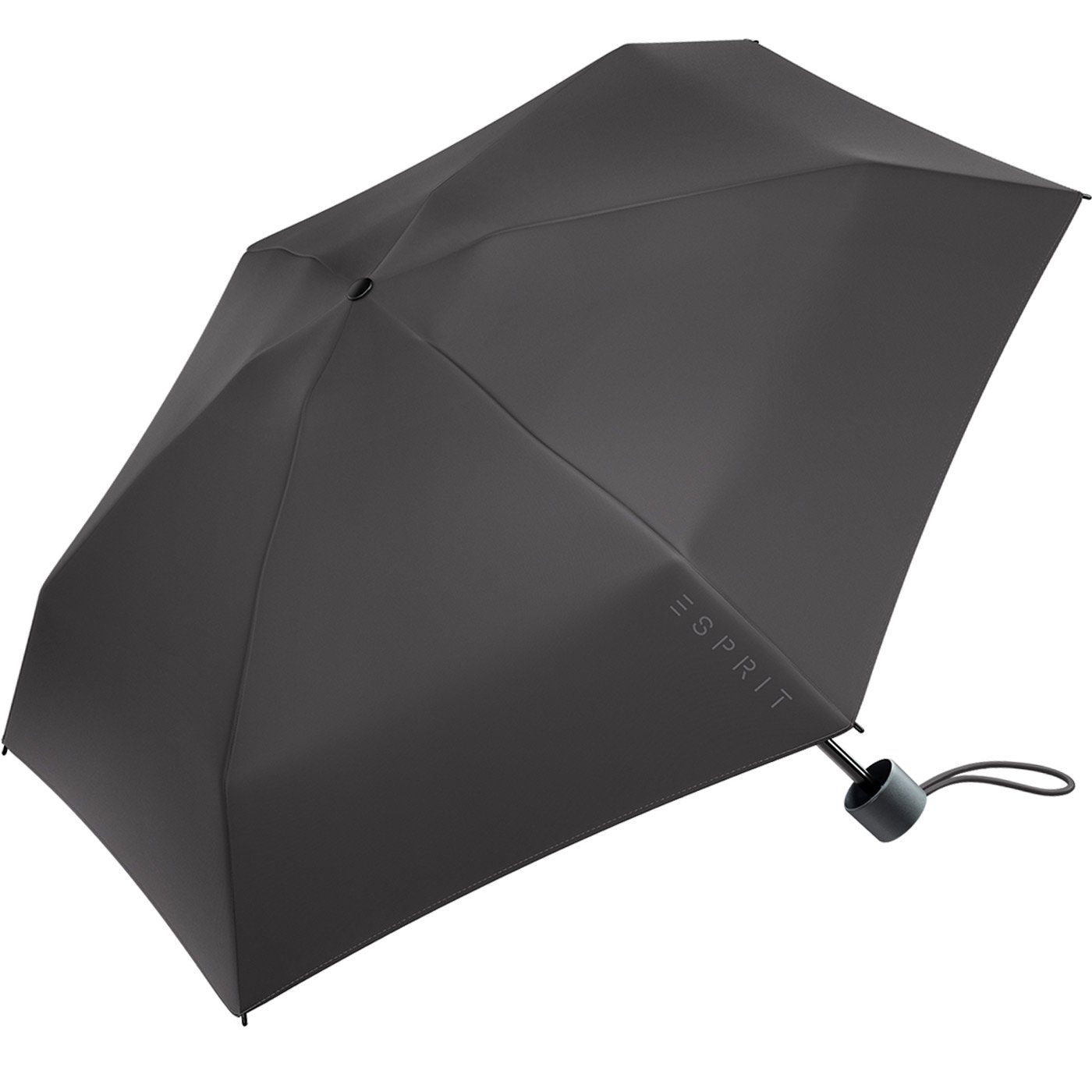Super schwarz Mini Taschenregenschirm klein winzig und Petito Esprit Schirm leicht, sehr