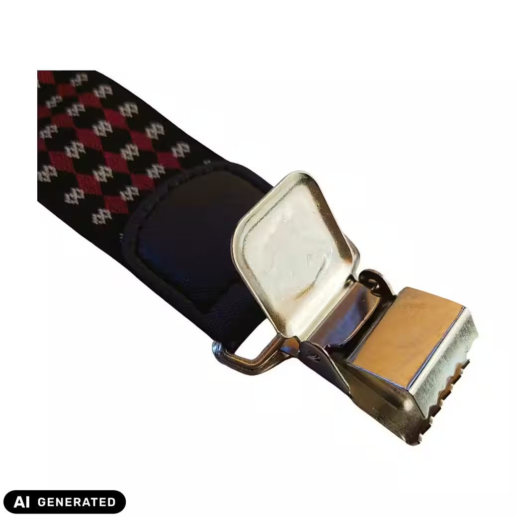 Ware aus aller Welt Hosenträger im Retro-Stil starke Y Hosenträger 40 mm breit mit starke Krallenclips (1-St., klassisch, retro)