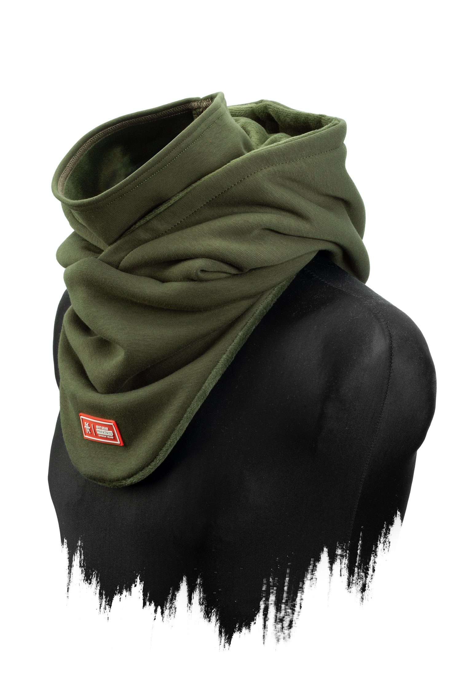 Manufaktur13 Schal Hooded Loop - Kapuzenschal, Schal aus Alpenfleece, mit integriertem Windbreaker