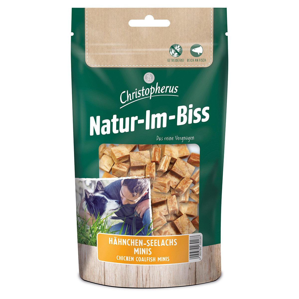 Christopherus Natur-Im-Biss Hähnchen-Seelachs Minis 70 g - 12 Stück