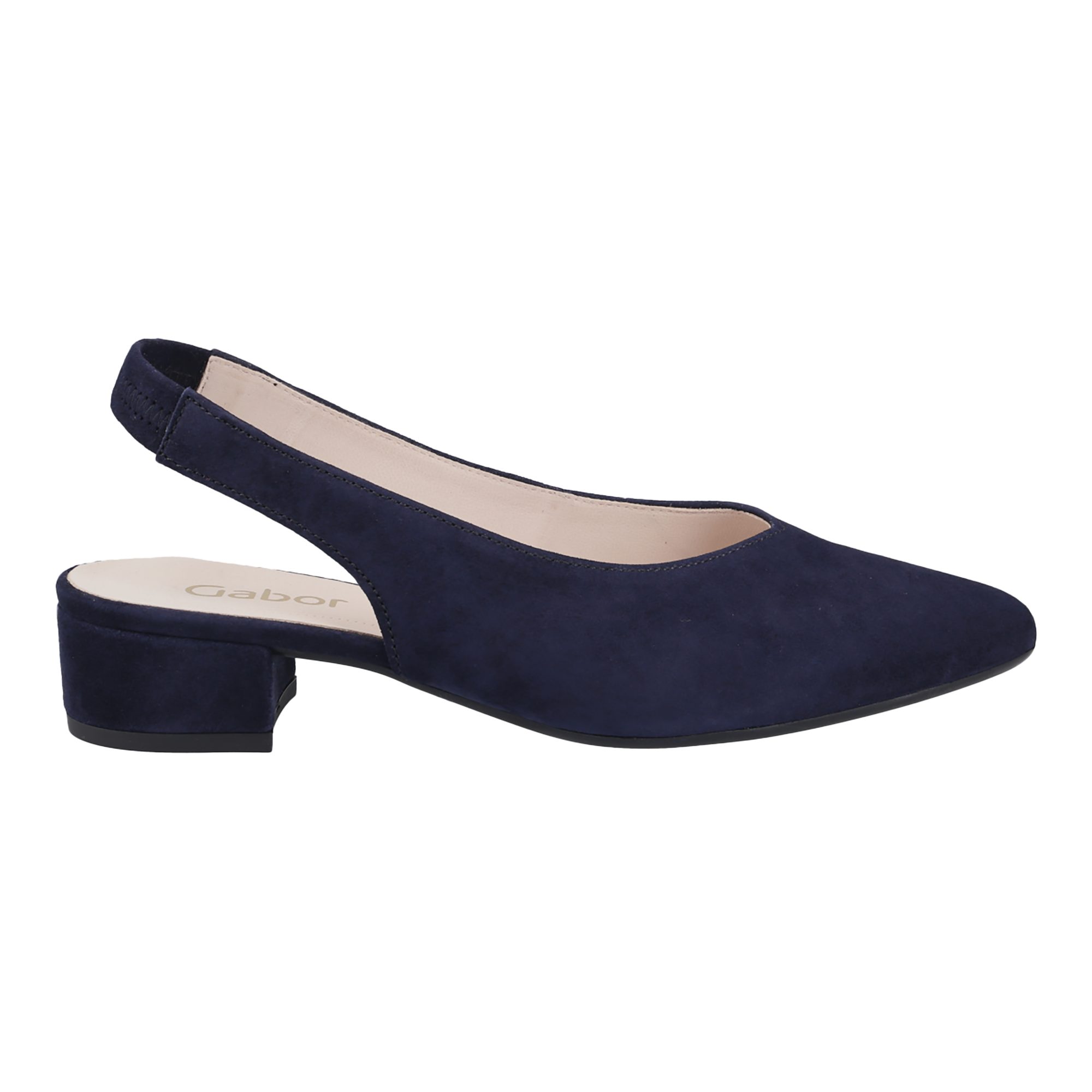 Gabor Gabor 41.520.16, Peeptoes & Slingpumps, Blau / Atlantik, Damen Peeptoepumps