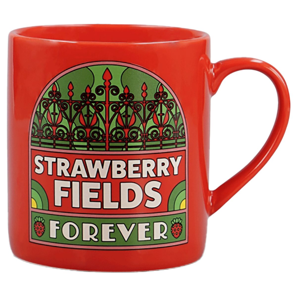 Half Moon Bay Musik-CD The Beatles (Strawberry Fields). Mug Signature.