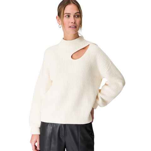 Zero Strickpullover mit Cut-Out (1-tlg) Cut-Outs