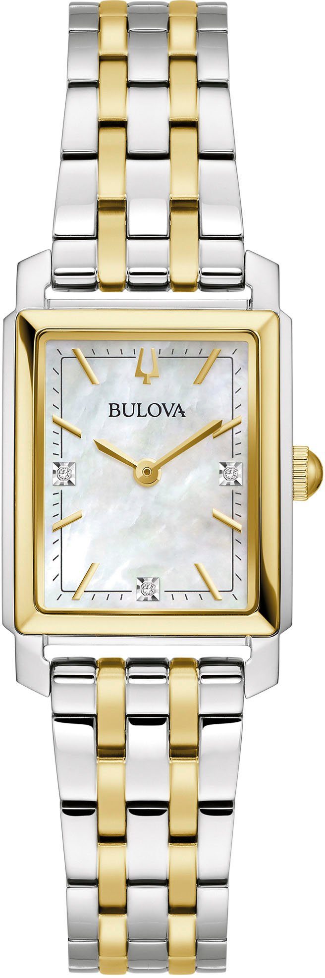 Bulova Quarzuhr 98P220, Uhrglas: Mineralglas