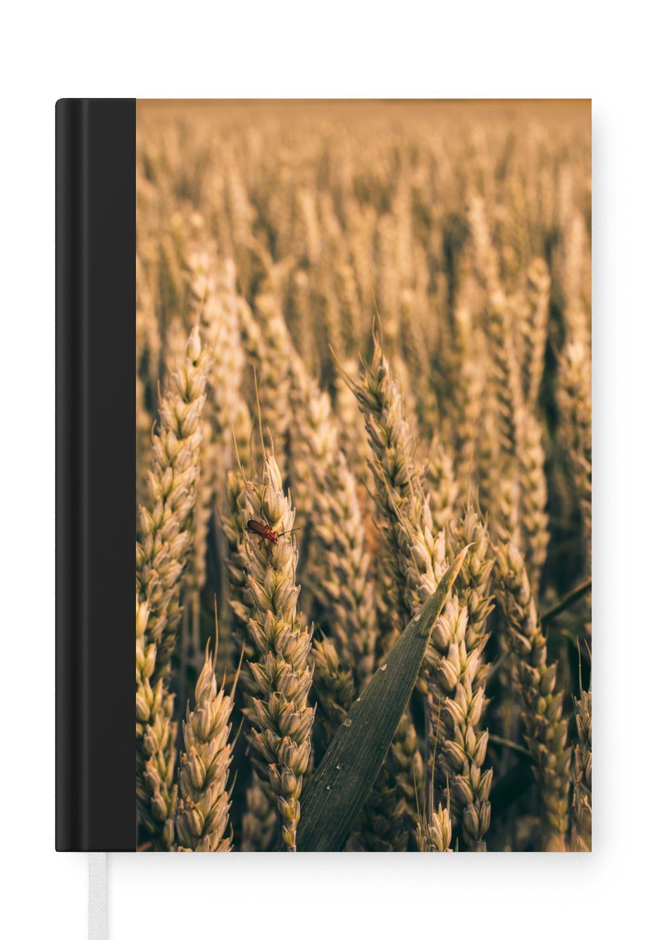MuchoWow Notizbuch Pflanzen - Landwirtschaft - Weizen - Sommer, Journal, Merkzettel, Tagebuch, Notizheft, A5, 98 Seiten, Haushaltsbuch
