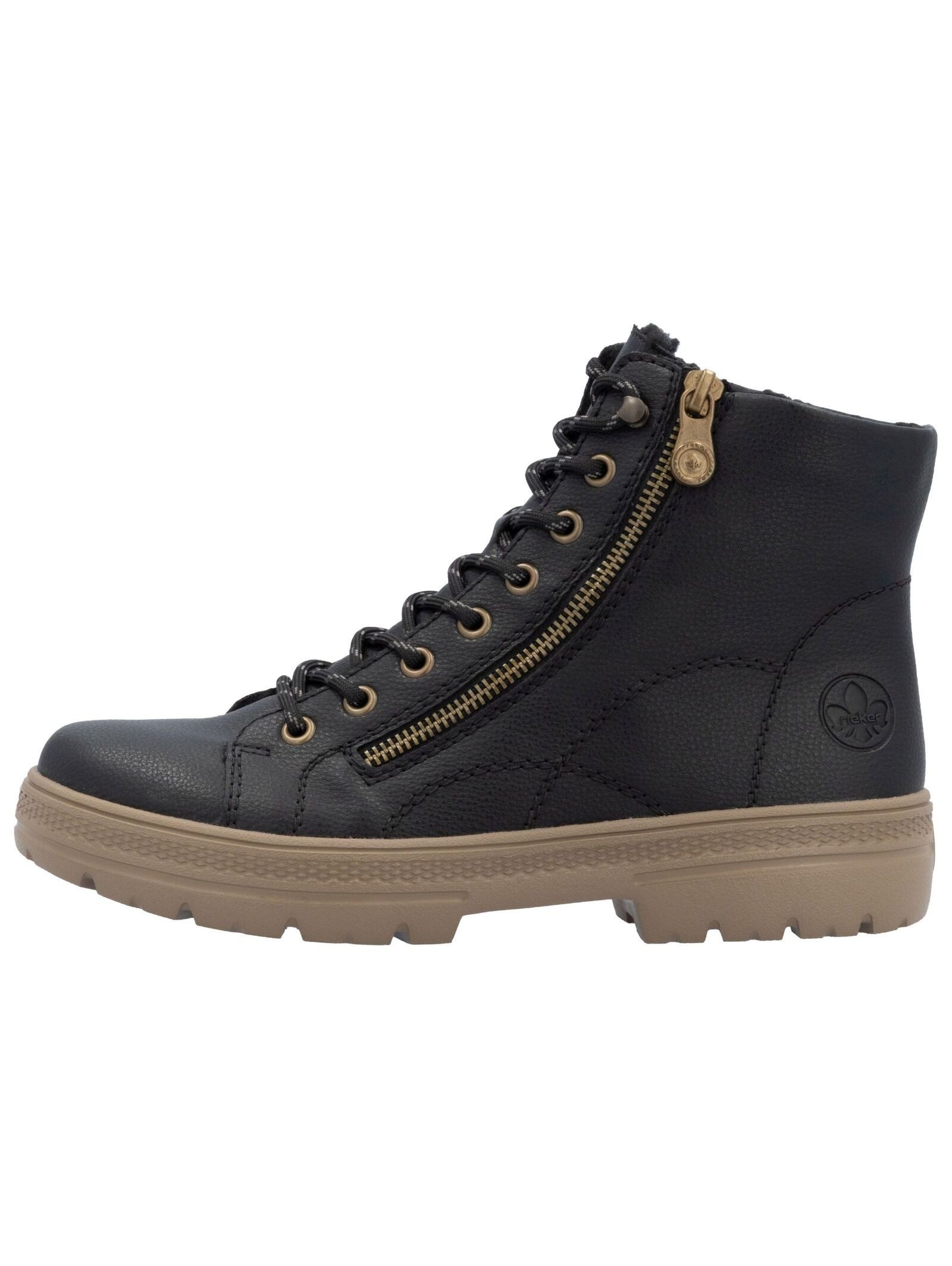 Rieker Rieker Stiefelette Lederimitat Schnürstiefelette