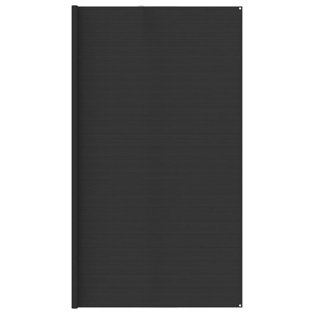 vidaXL Outdoorteppich Zeltteppich 400x800 cm Anthrazit HDPE Wohnwagen Teppich Vorzelt Unterl, Höhe: 800 mm