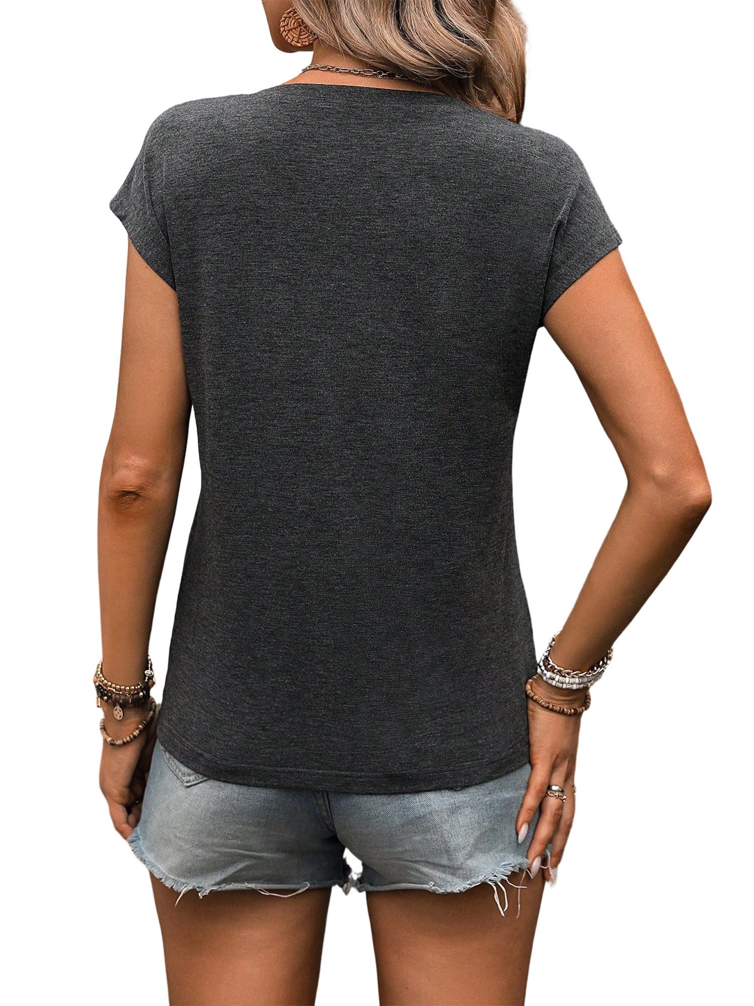 PYLIKE V-Shirt Damen bequemes Elegant Ärmellos Tanktop Locker Löwenzahn Pri günstig online kaufen