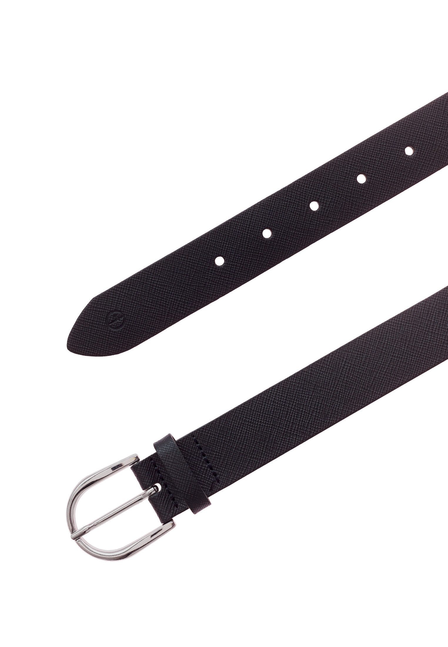Tamaris Ledergürtel "Cleena Silver" aus Rindsleder, 3 cm breit, leicht strukturierte Oberfläche – Bild 3 von 4