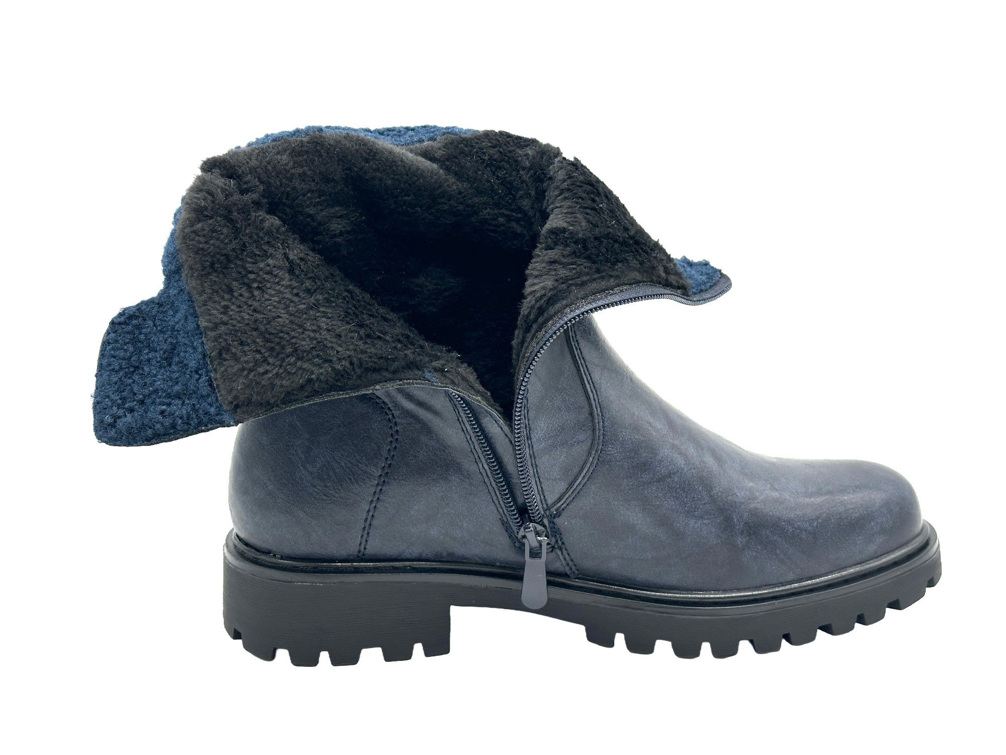 Nowaland amen Winterboots mit seitlichem Reißverschluss Winterboots Warme Innenausstattung und komfortabler Einstieg