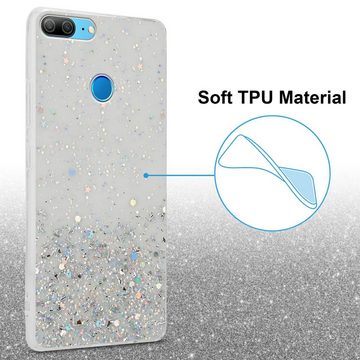 Cadorabo Handyhülle Honor 9 LITE Honor 9 LITE, Flexible TPU Silikon Handy Schutzhülle - Hülle - mit Glitzer