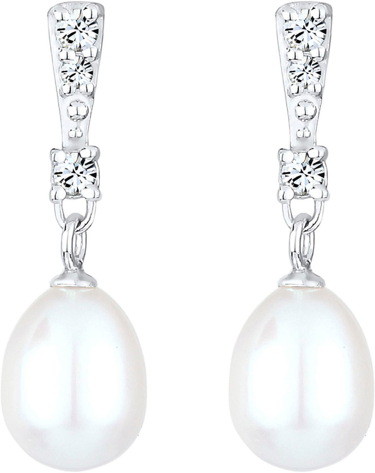 Elli Paar Ohrstecker Schmuck Geschenk Silber 925 Ohrringe, mit Glasstein - günstig online kaufen