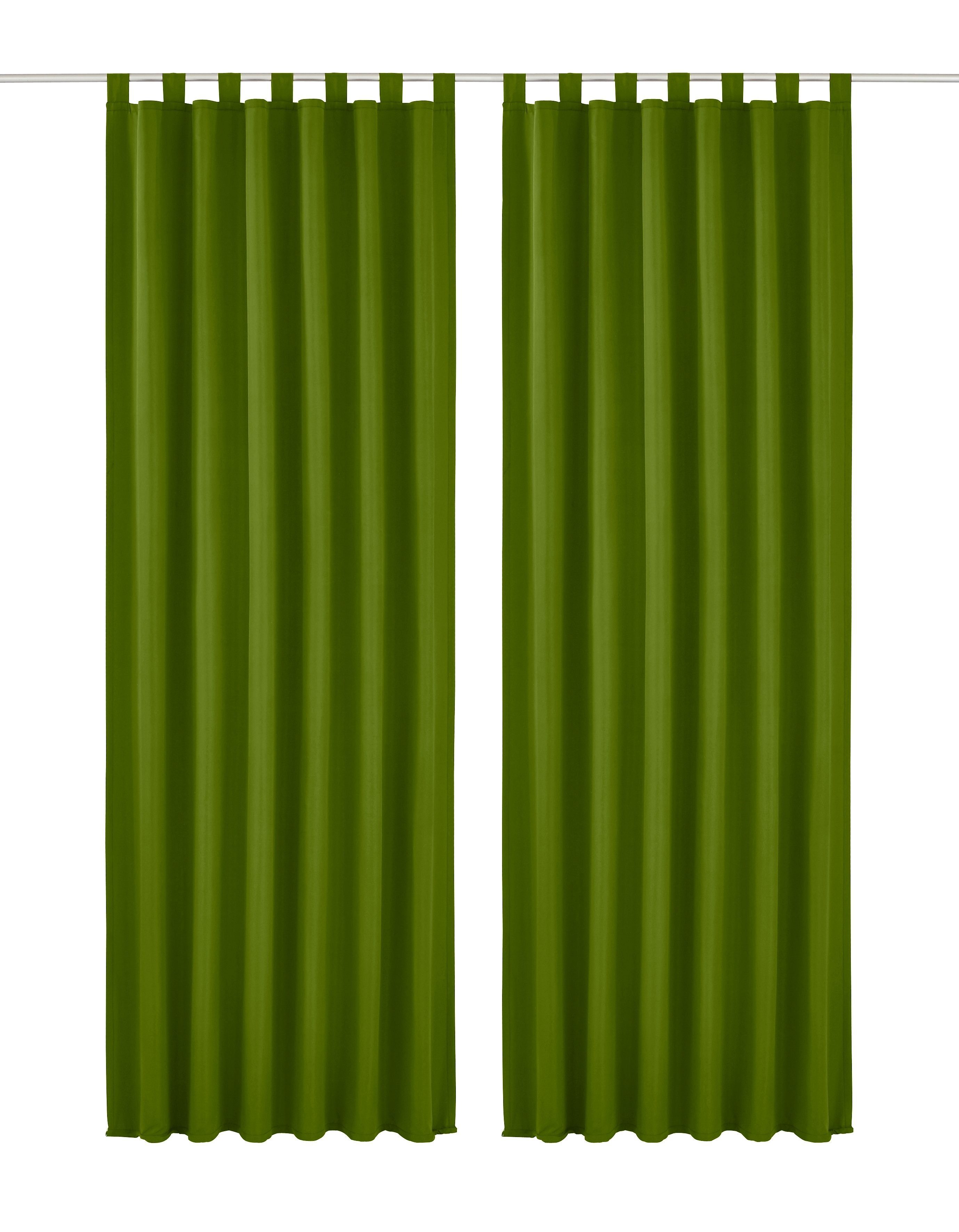 OTTO home Vorhang Raja (2 St), Schlaufen, blickdicht, Polyester, 2er-Set, B günstig online kaufen