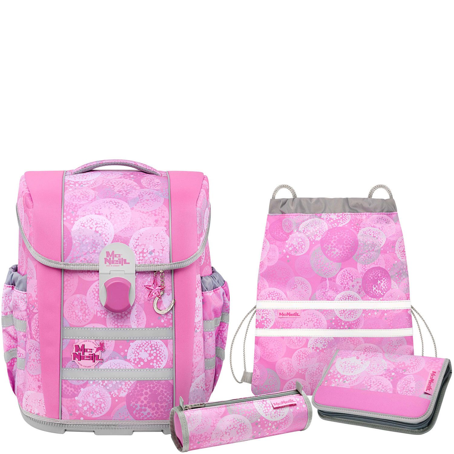 Freizeitrucksack McNeill Schulranzen-Set 5-teilig Mac2 schwarz