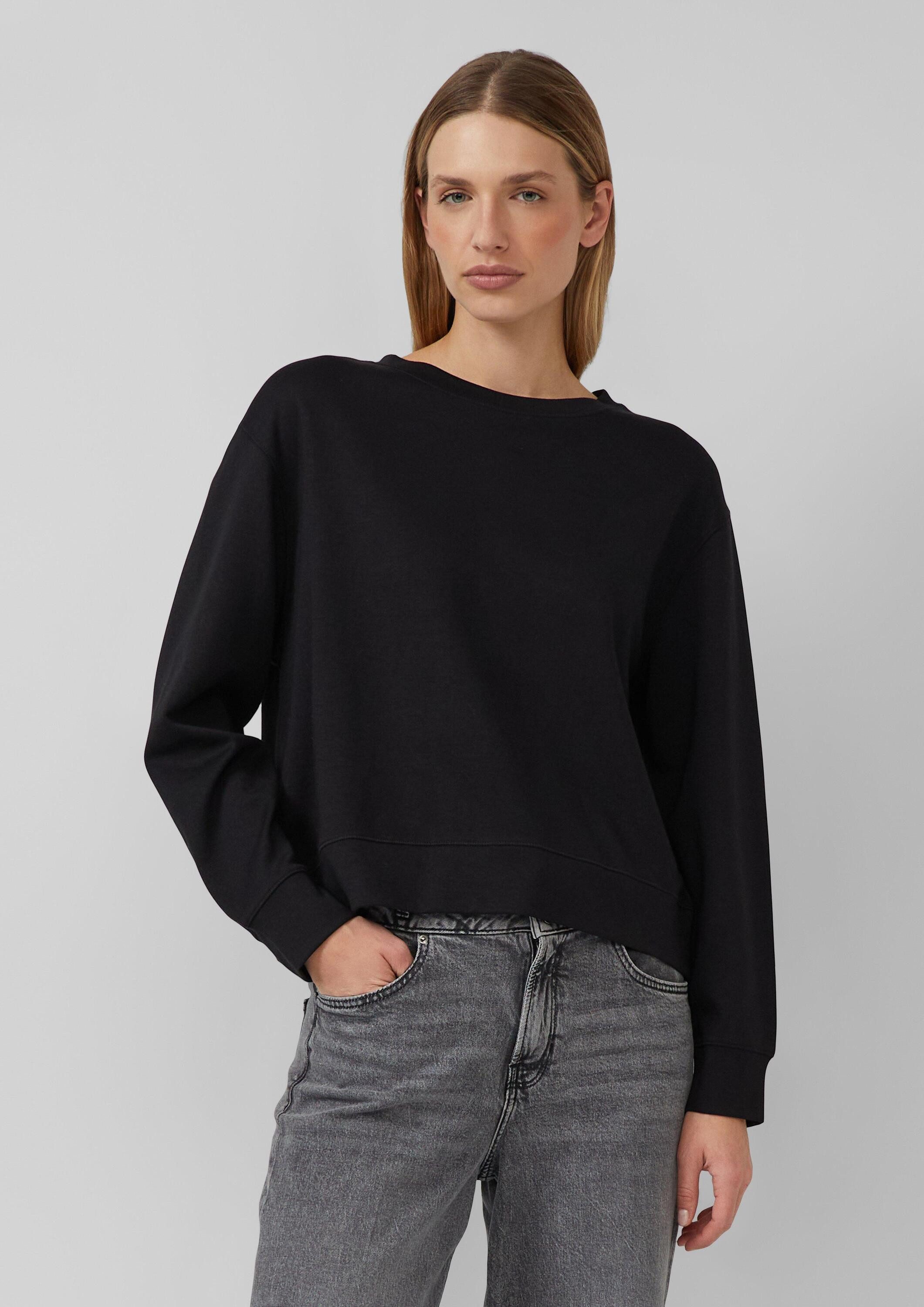 s.Oliver Sweatshirt Sweatshirt Weiches Sweatshirt im Relaxed Fit aus Baumwo günstig online kaufen