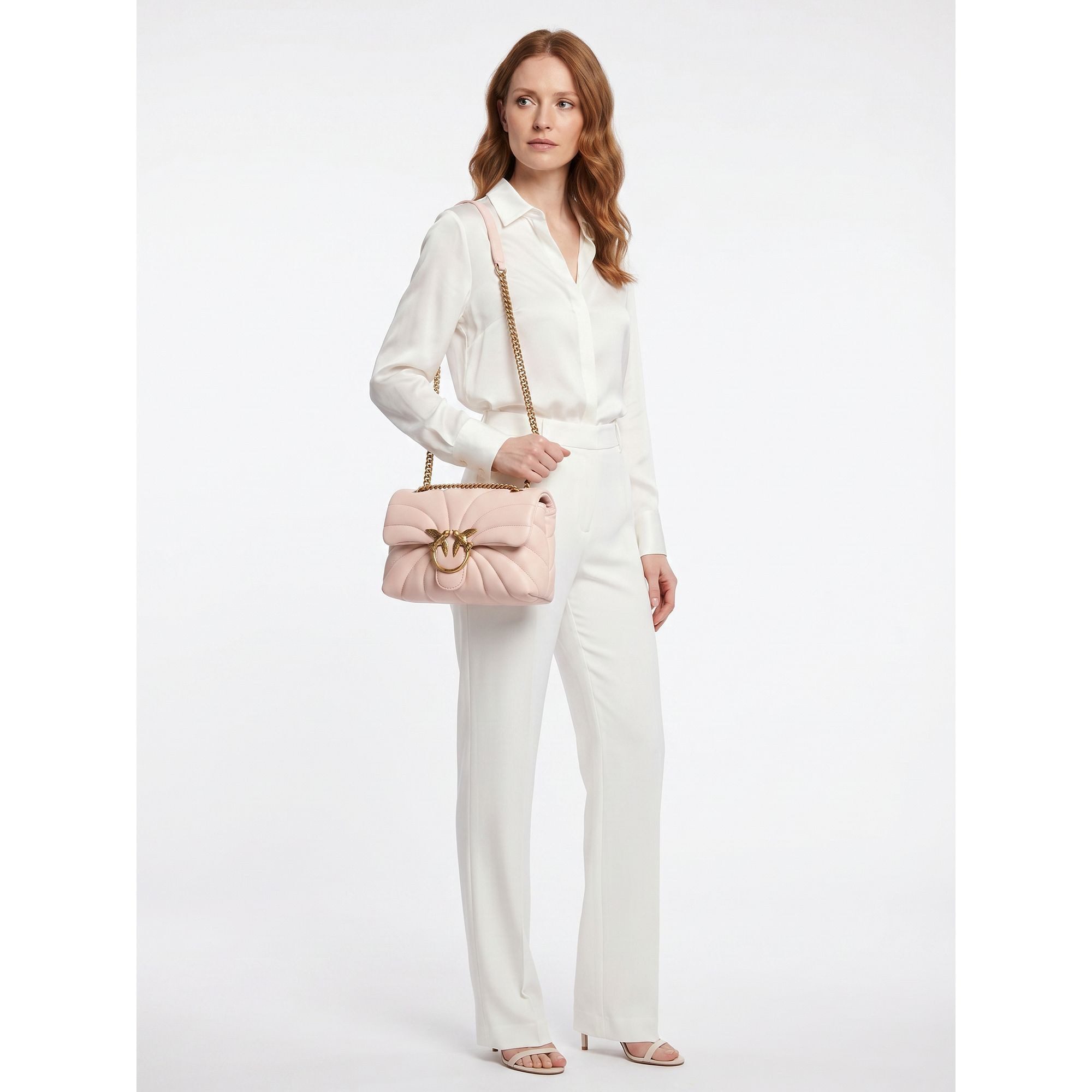 PINKO Schultertasche Love Puff, Leder
