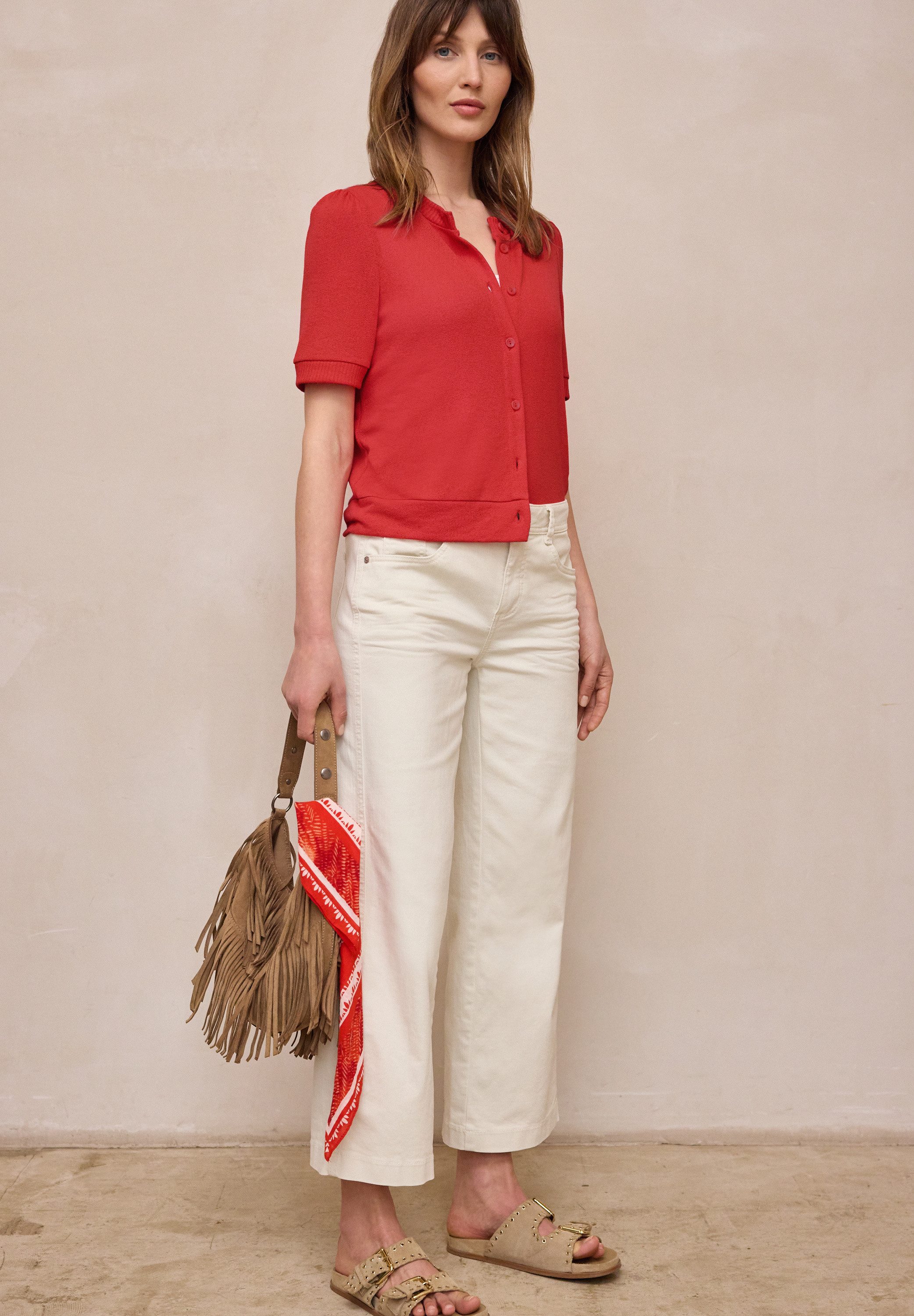 STREET ONE STUDIO Strickjacke mit Knopfleiste