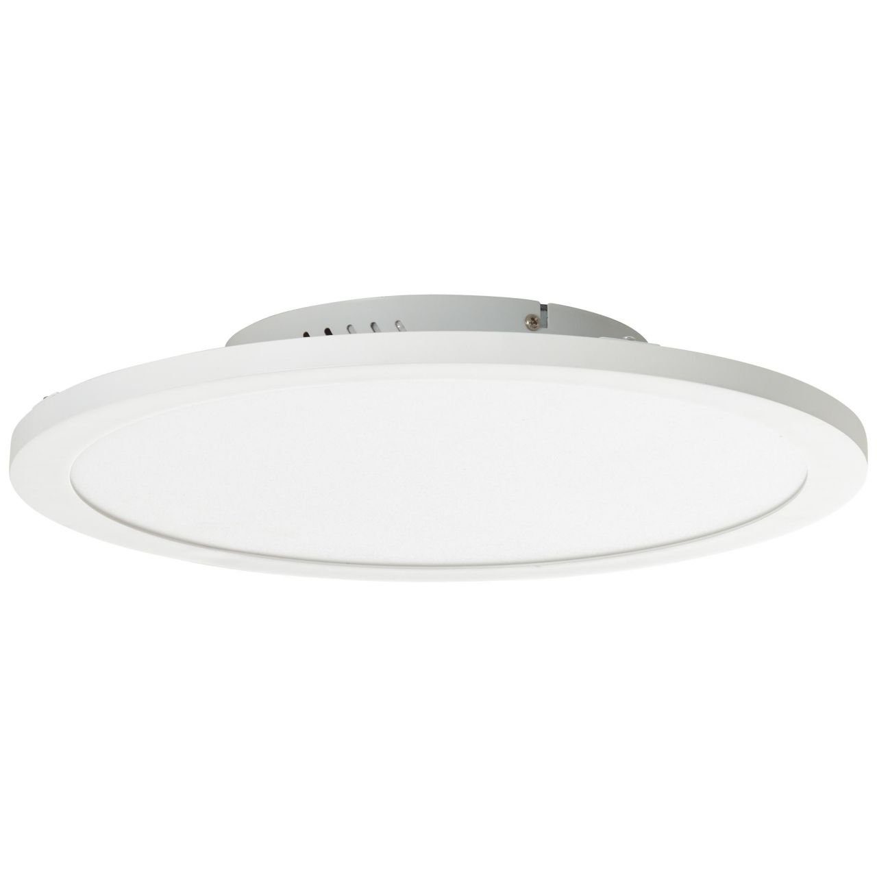 Abie, Deckenaufbau-Paneel weiß LED Brilliant 1x Lampe 2700-6200K, Aufbauleuchte Abie 40cm 24W LED integriert