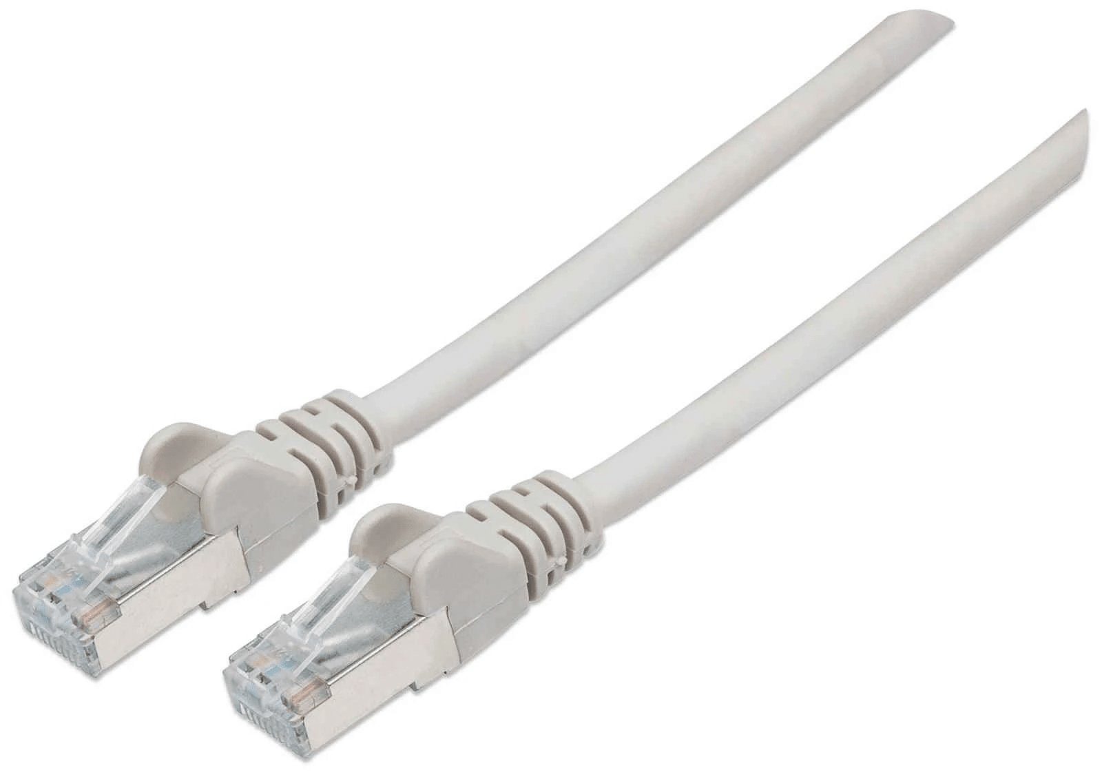 Intellinet Intellinet Patchkabel Cat6a-Stecker/Cat7-Rohkabel 0,5m grau LAN-Kabel