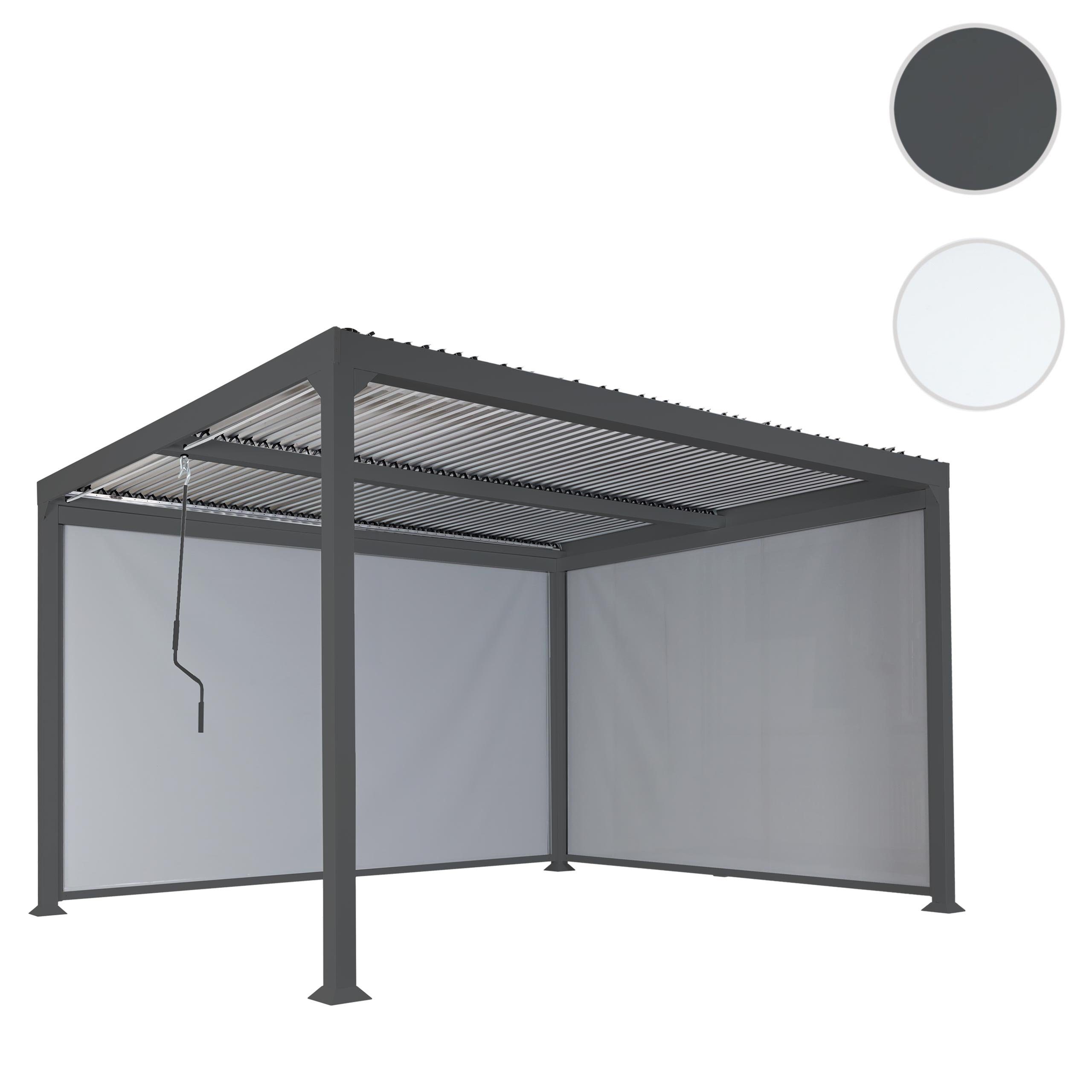 MCW Pergola MCW-L41-S2, BxTxH: 306x368x224 cm, (3-tlg), Inkl. Füße für eine stabile Standfestigkeit, Gestell mit 8x8cm Pfosten