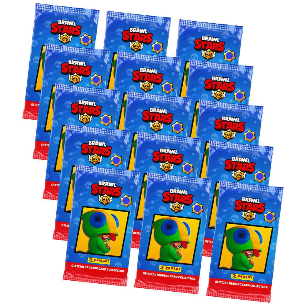 Panini Sammelkarte Panini Brawl Stars Karten - Sammelkarten Trading Cards, - 15 Booster