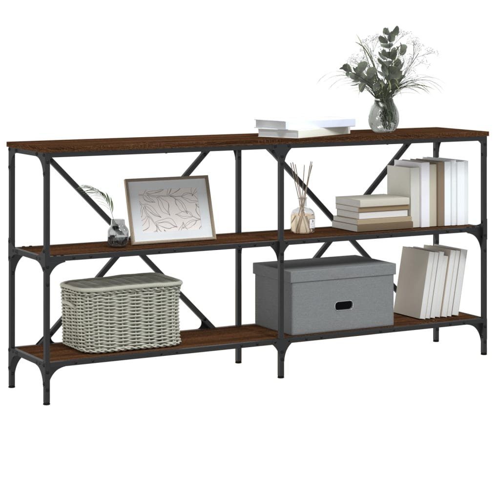vidaXL Beistelltisch Konsolentisch Braun Eichen-Optik 160x30x75 günstig online kaufen