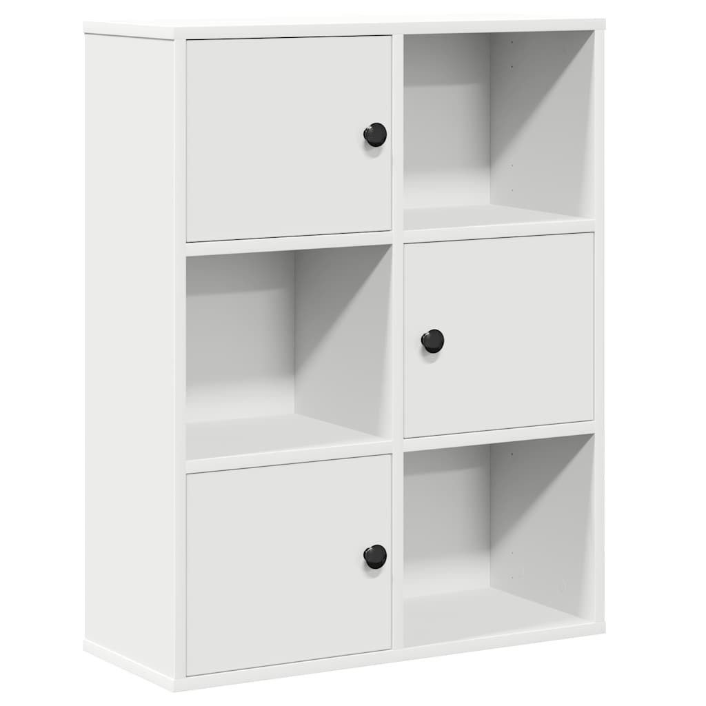 vidaXL Bücherregal Bücherregal Weiß 60x24x76,5 cm günstig online kaufen