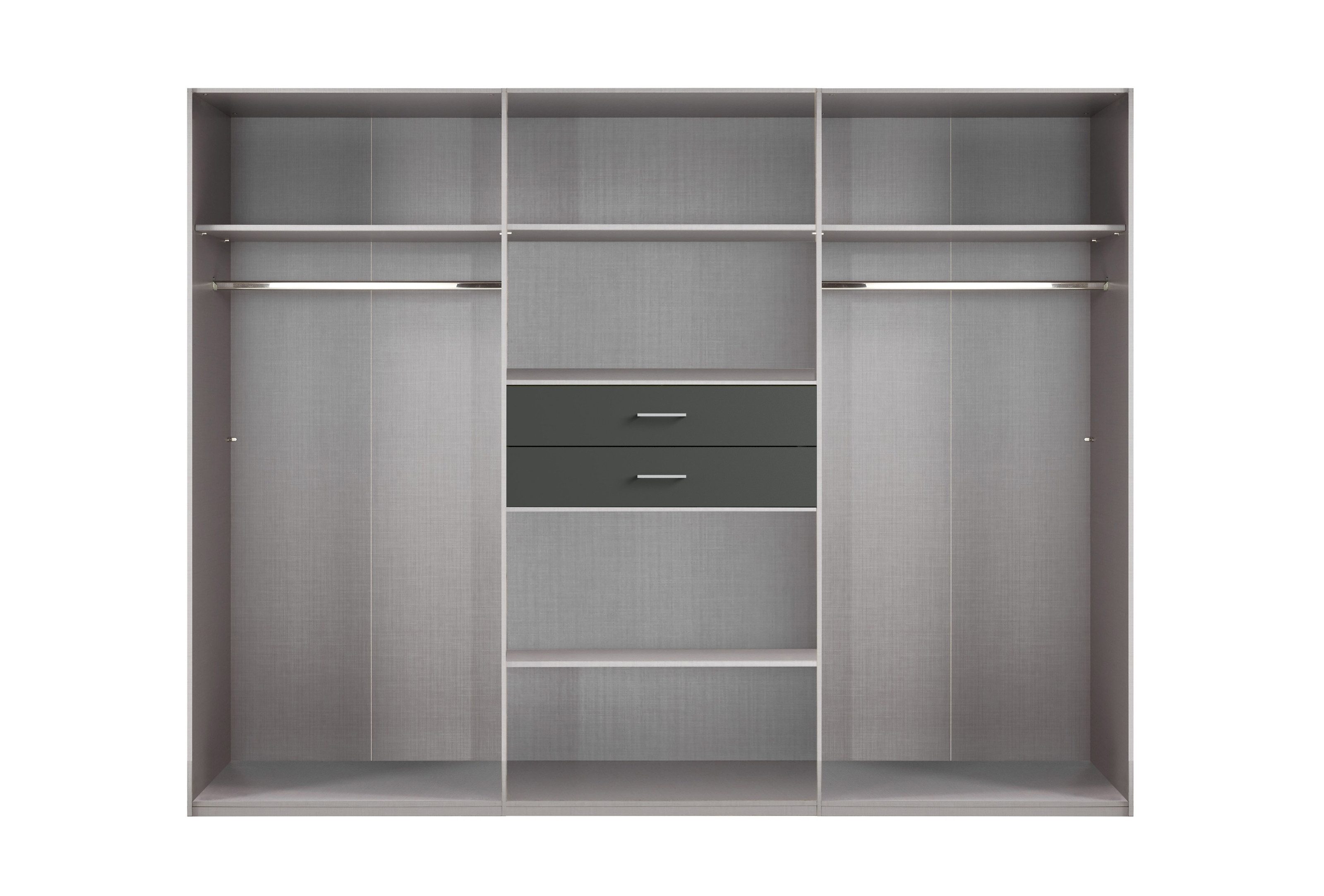 freiraum Drehtürenschrank Dillingen in GRAPHIT - 270x208x58cm (BxHxT)
