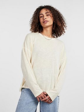 pieces Langarmshirt (1-tlg) Plain/ohne Details