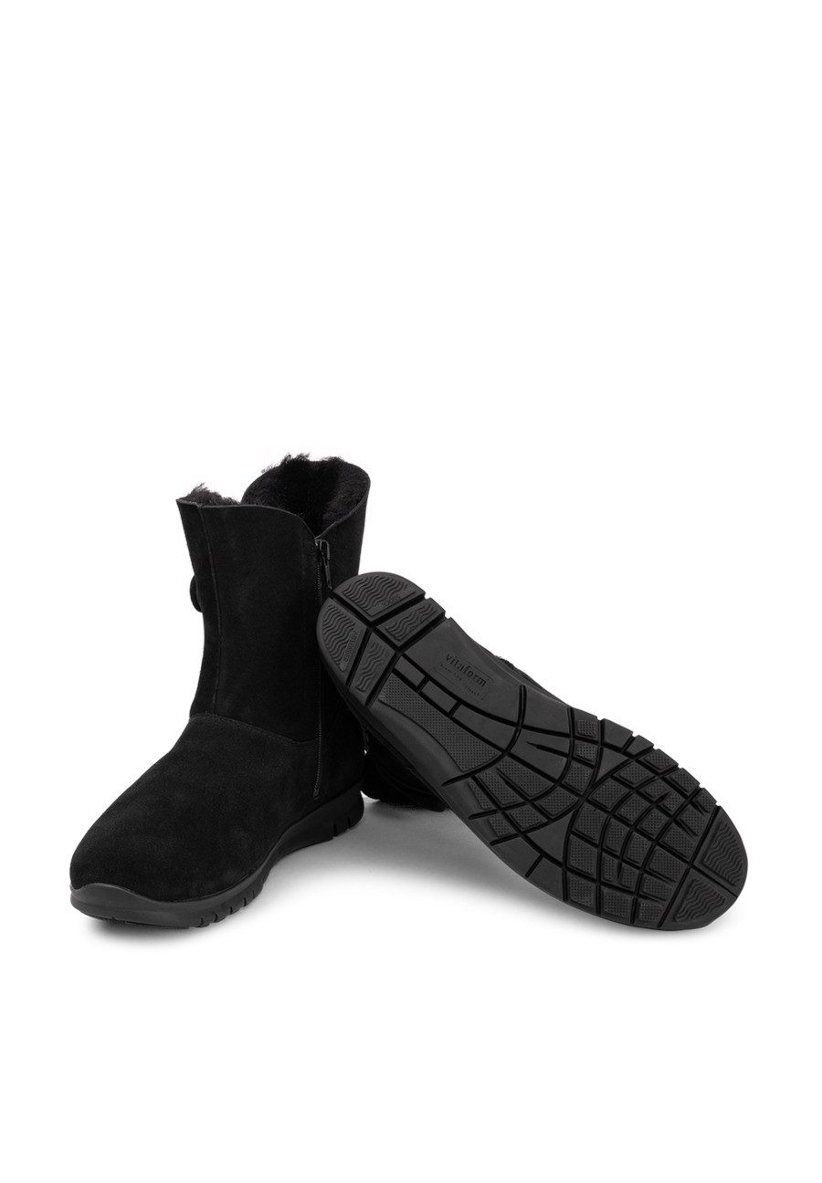 vitaform Damen Stiefeletten Veloursleder & Doubleface Stiefelette